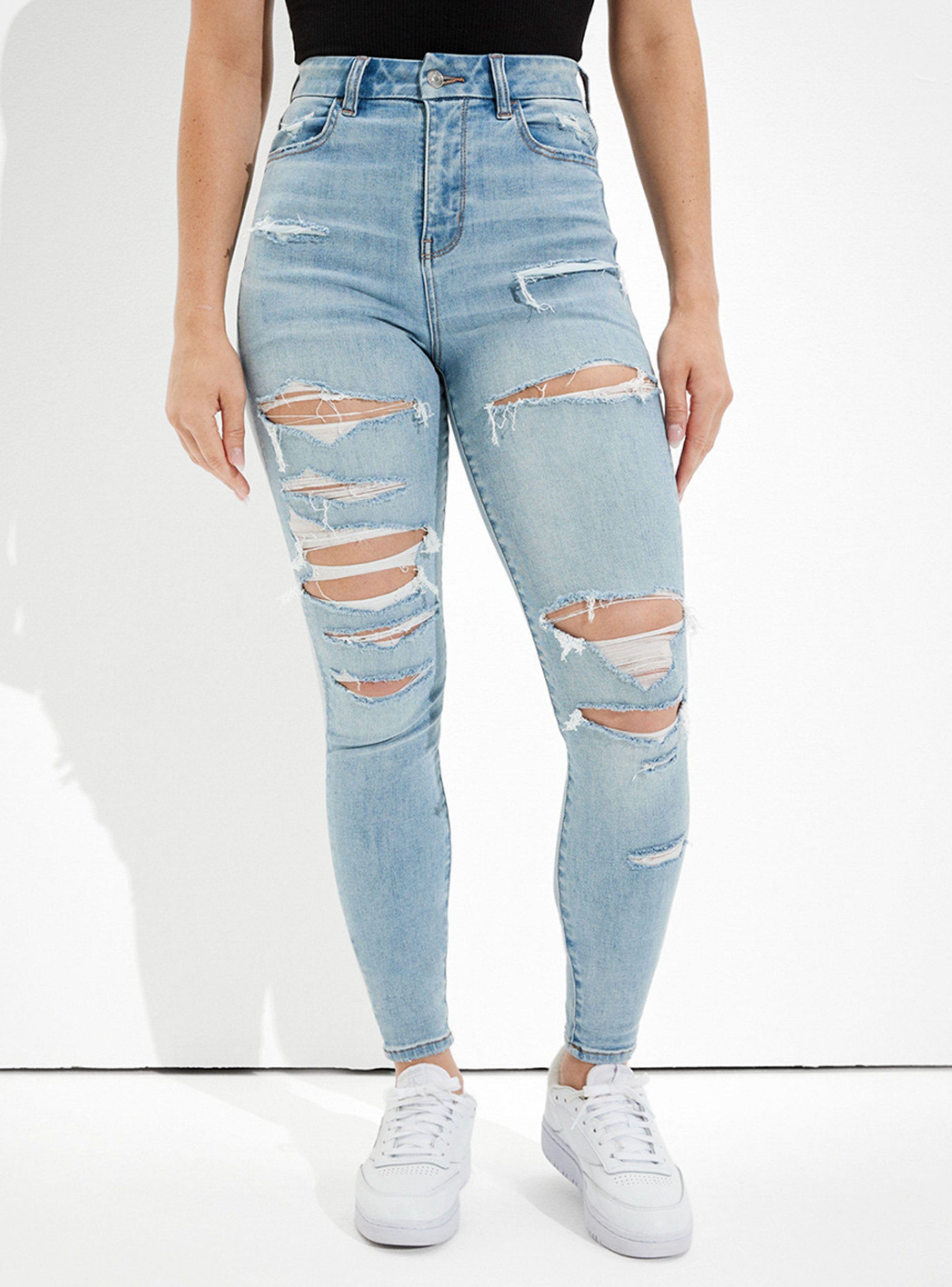 Jegging Ne(X)T Level Tiro Sùper Alto Rasgado-0