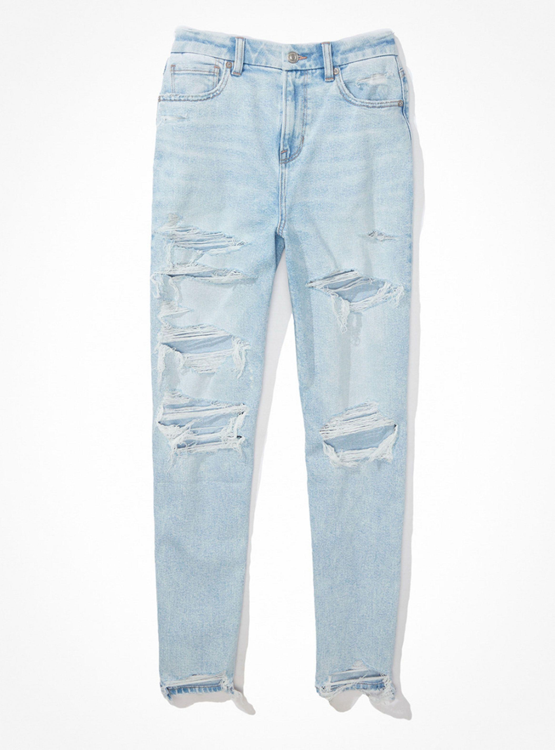 Jeans Curvy Mom Stretch Rasgados-3