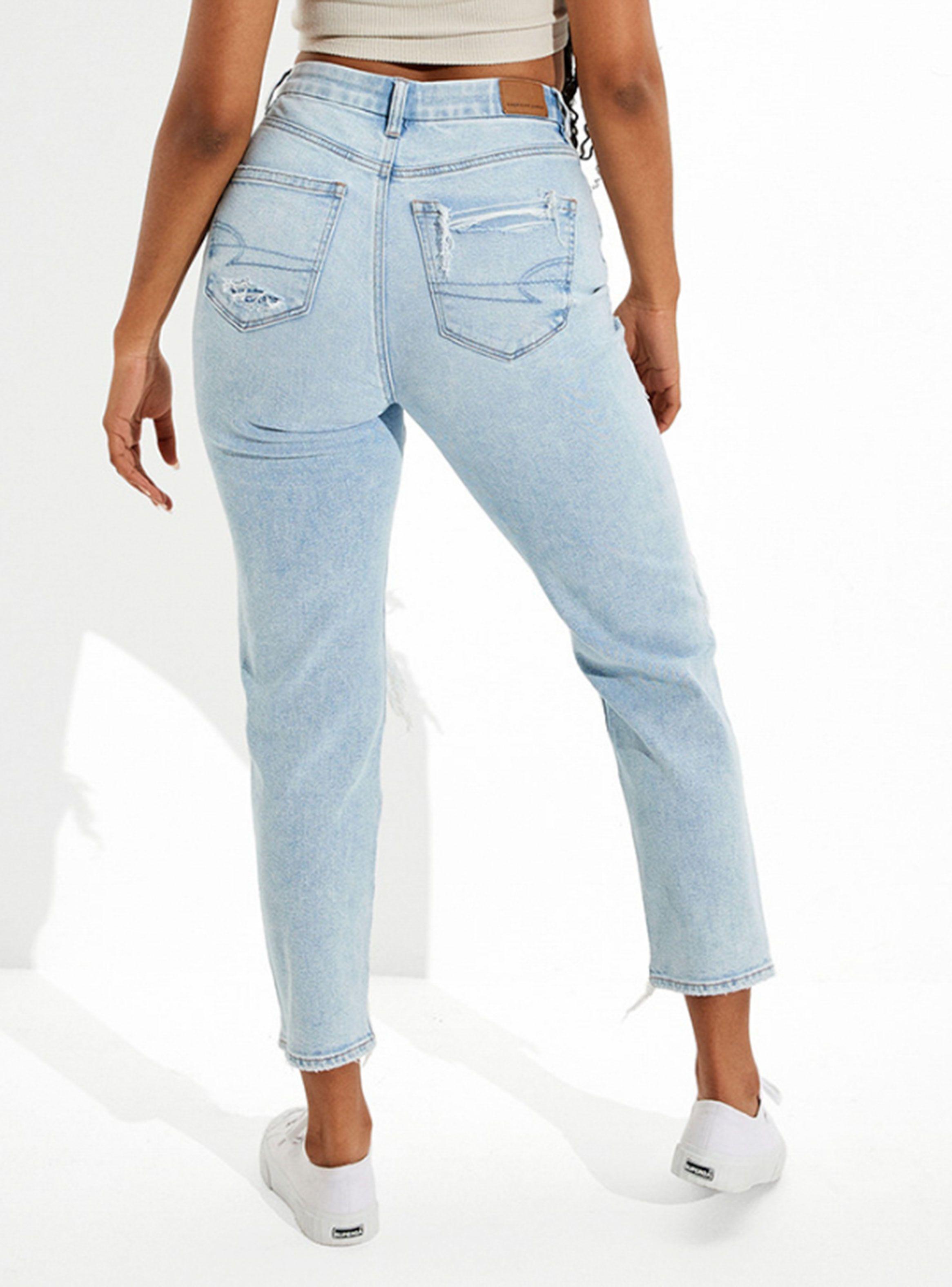 Jeans Curvy Mom Stretch Rasgados-1
