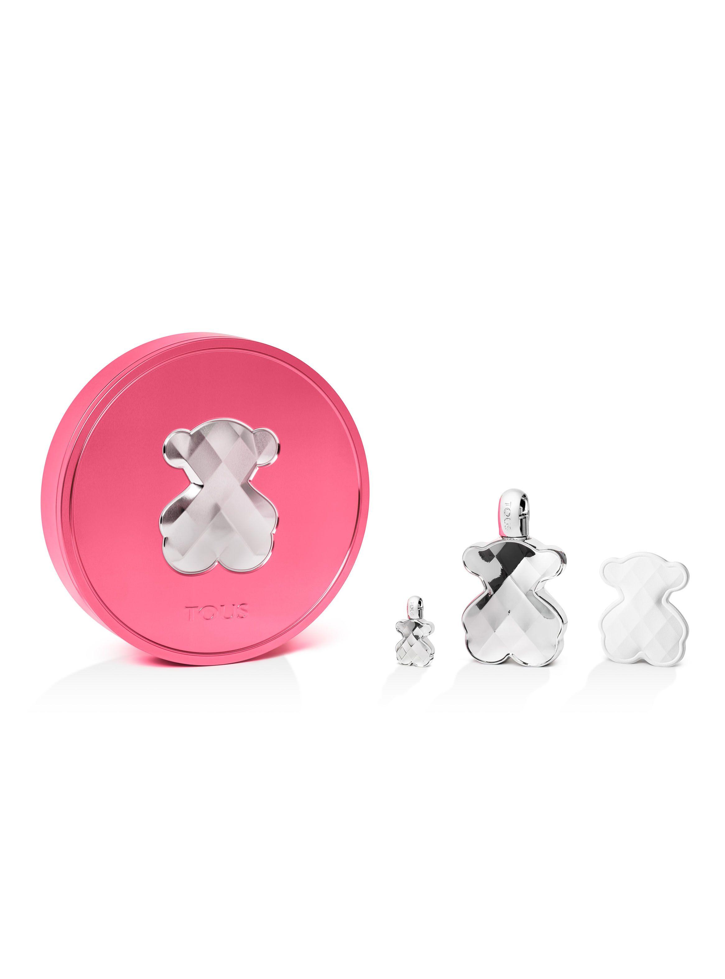 Set Perfume Tous Love Me Silver EDP Mujer 90 ml Cerámica + Miniatura 4.5 ml-0