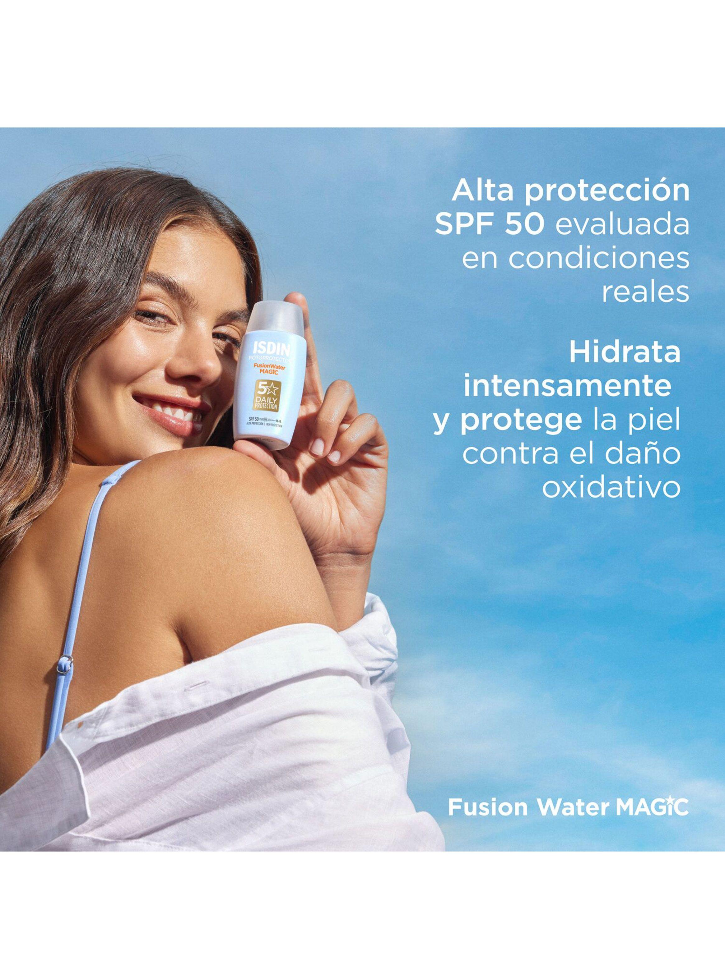 Set ISDIN Fotoprotector Fusion Water Magic SPF50 50 ml + Fotoprotector Gel Cream 100 ml-1