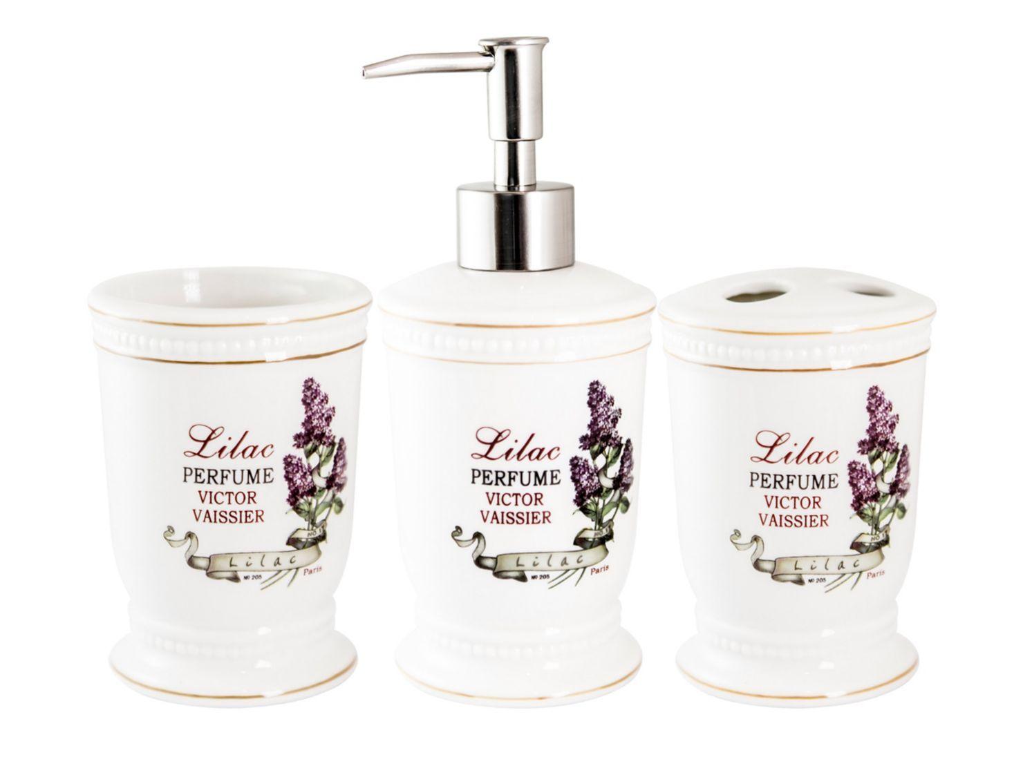 Set 3 Piezas Cerámica Romantic Interdesign-0