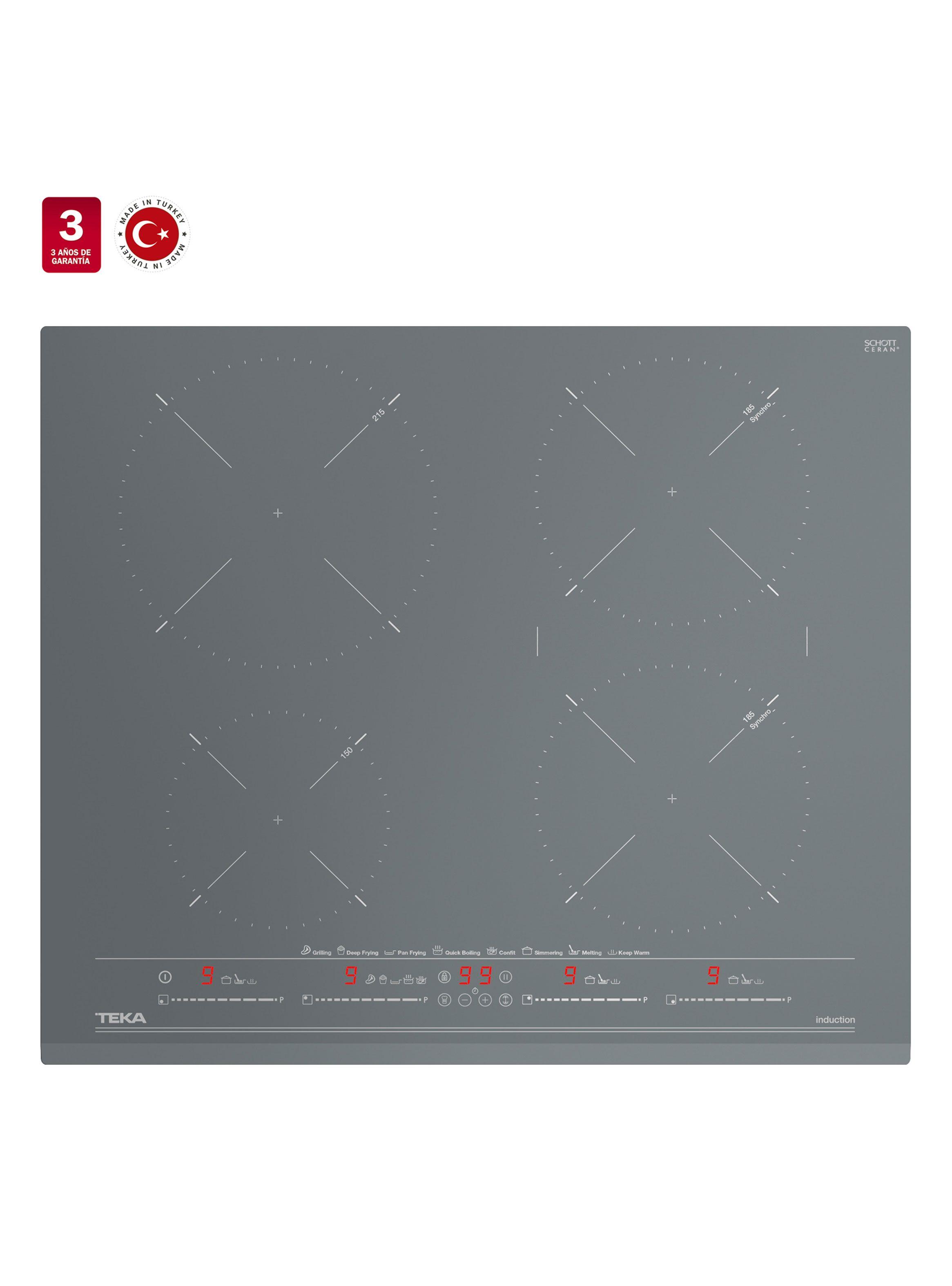 Encimera Inducción IZC 64630 ST Cristal Gris-2