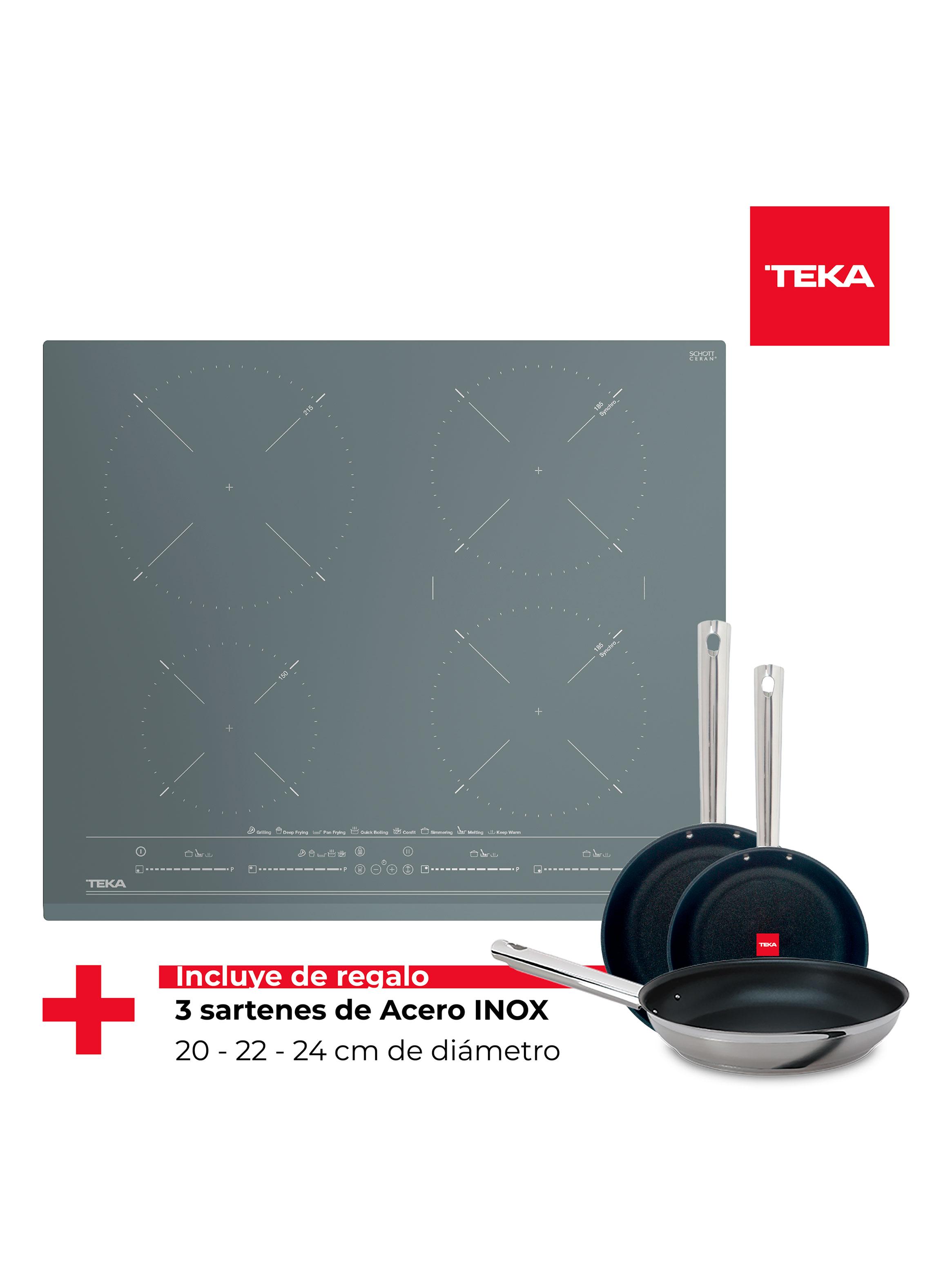Encimera Inducción IZC 64630 ST Cristal Gris-1