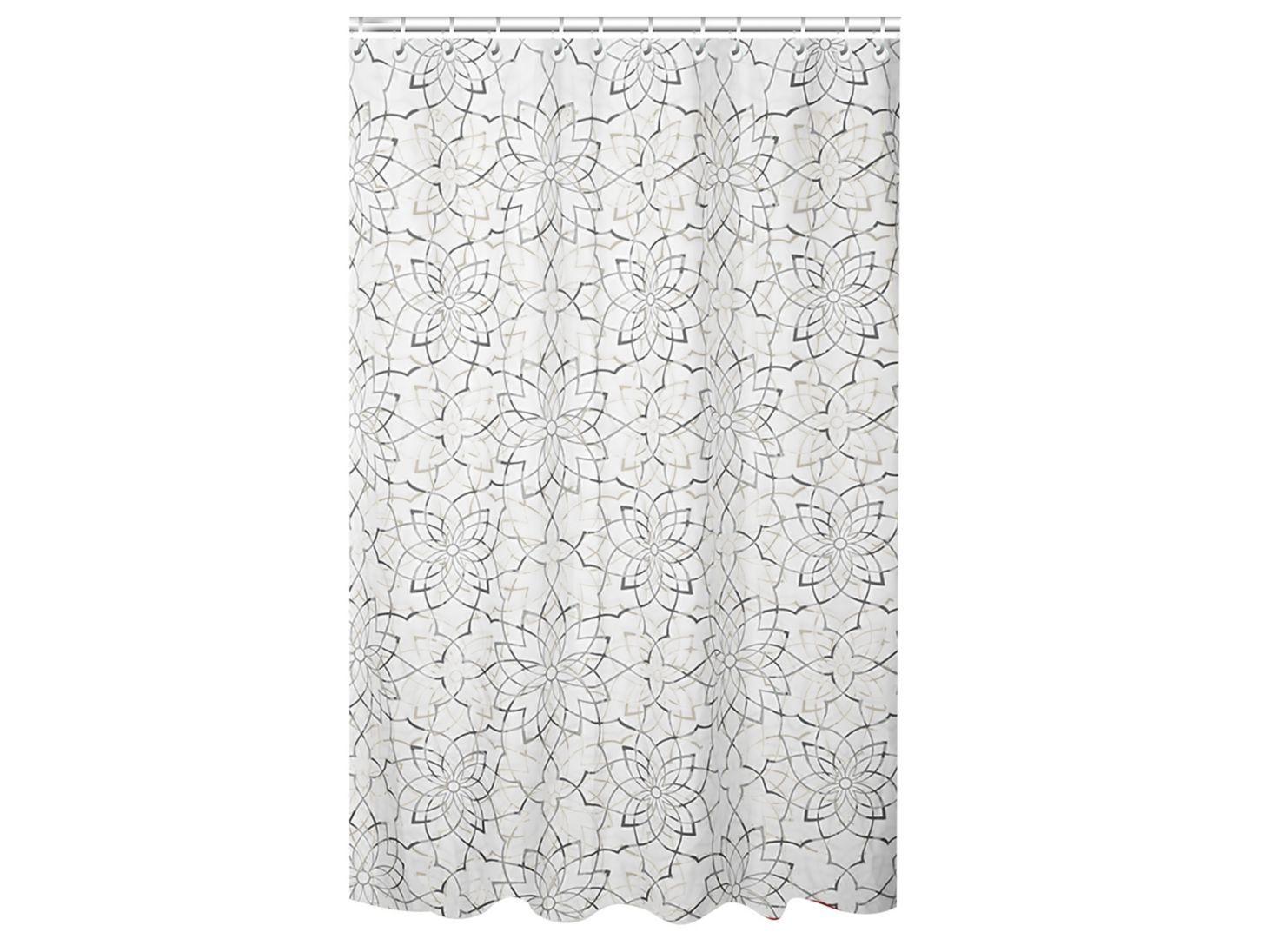 Cortina de Baño Poly Trival Aspen 180 x 180 cm-0