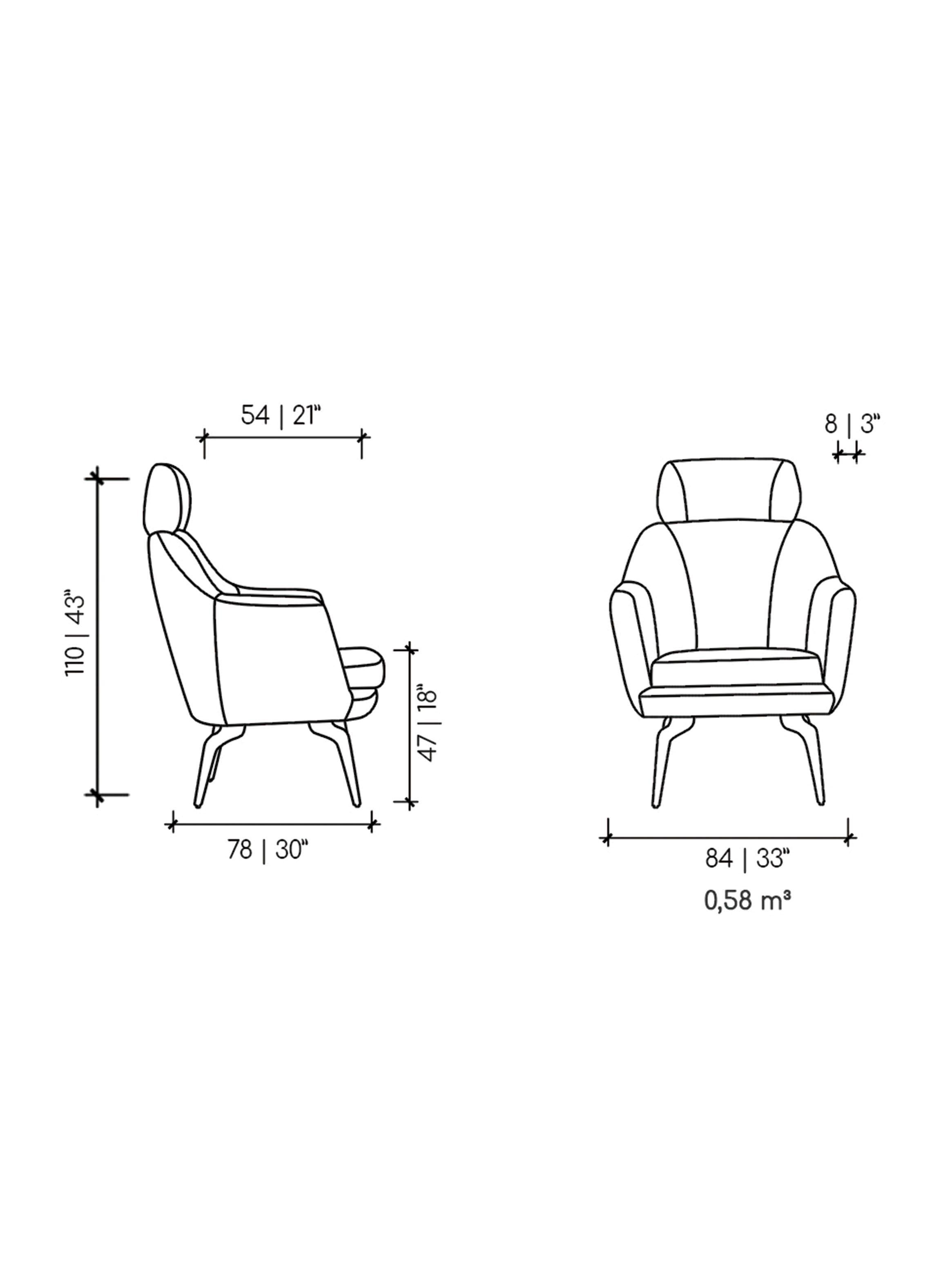 Poltrona 1003 Cuero Decocasa-1
