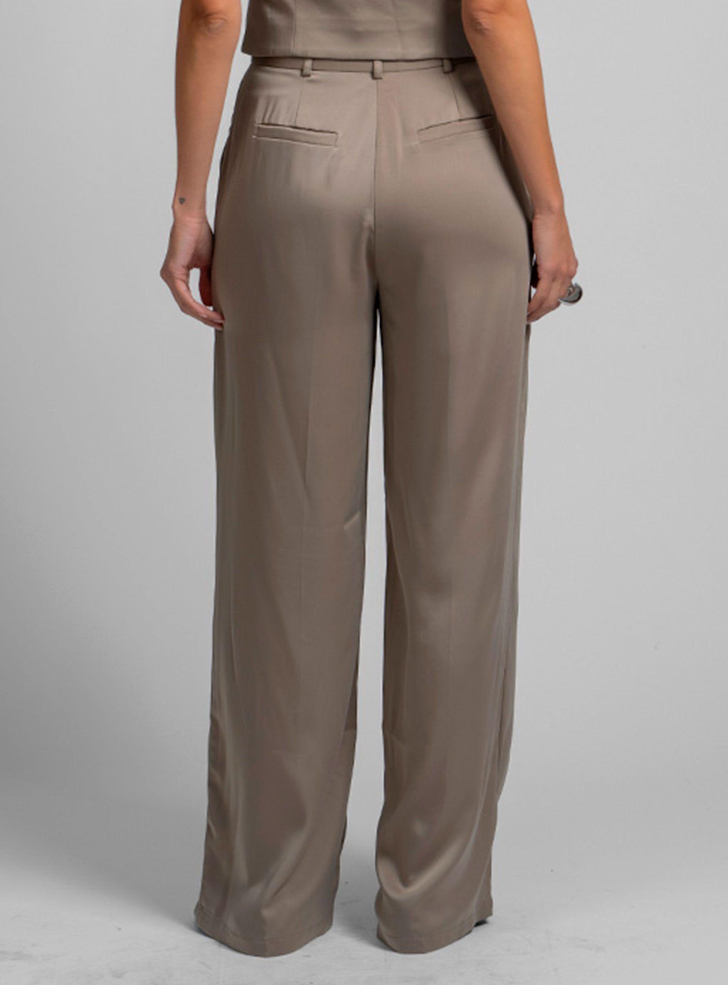 Pantalón Maida Satín Beige-1