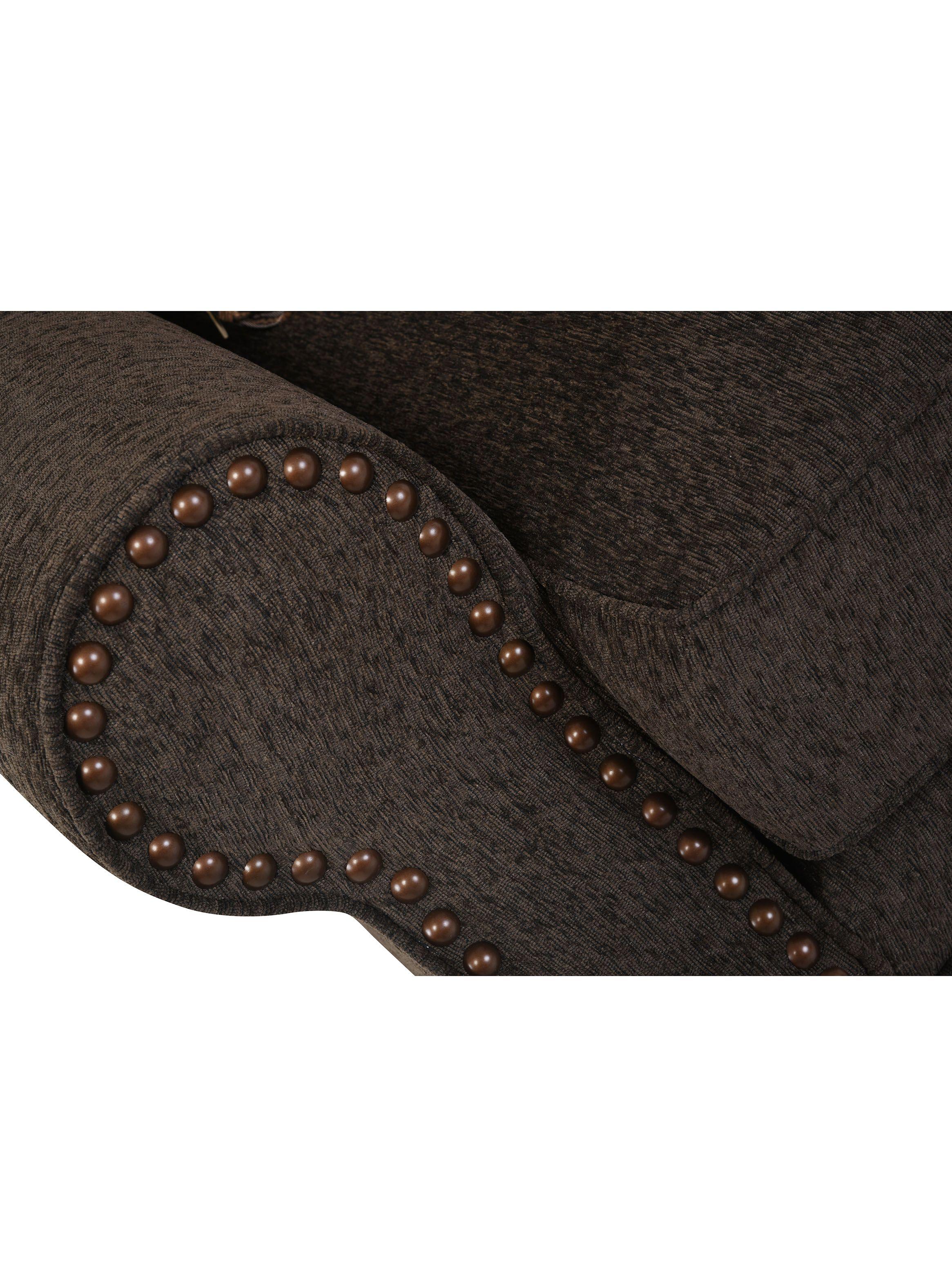 Sofá Florida 3C Chenille Chocolate-4