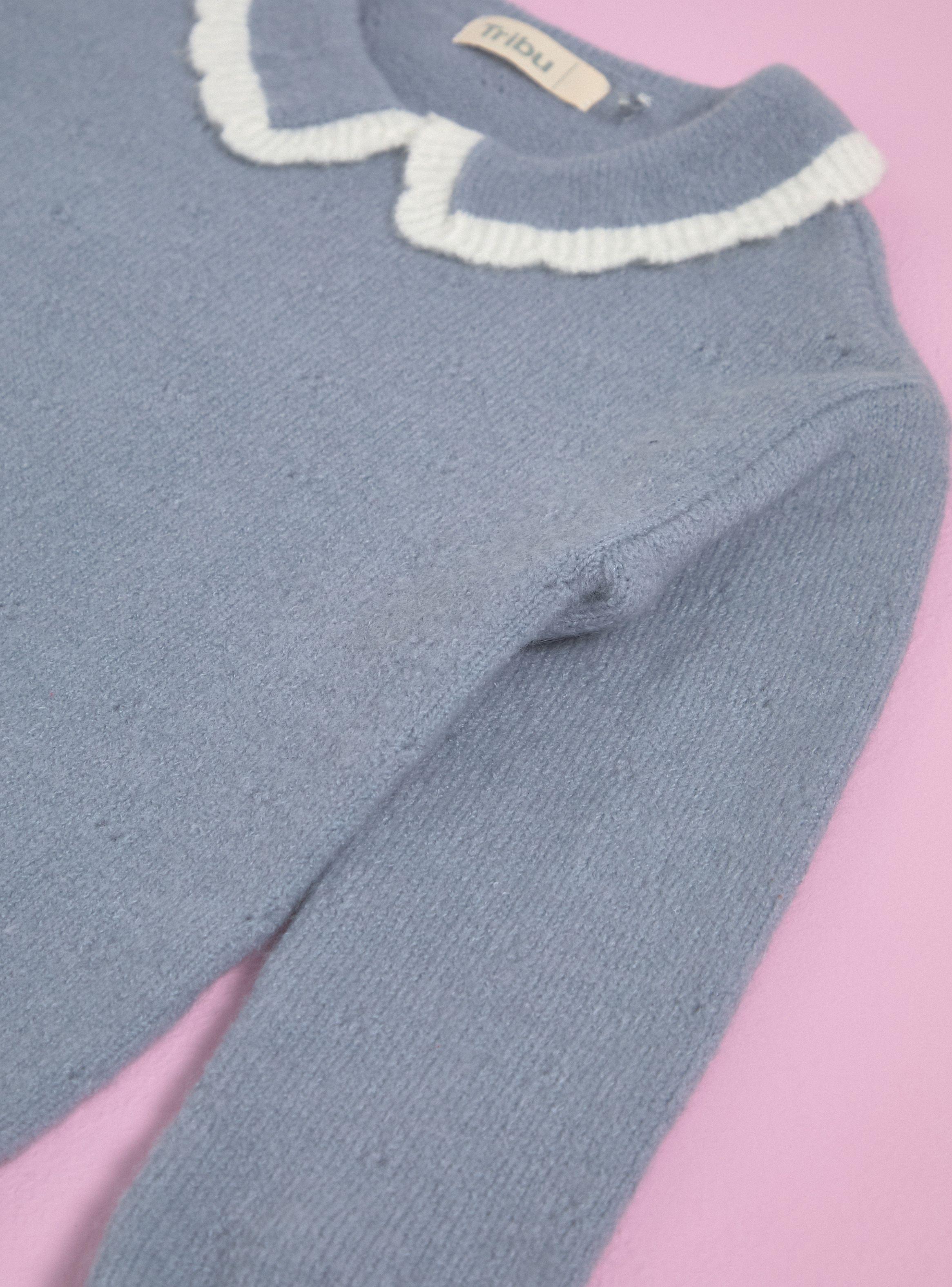 Sweater con Cuello y Mangas con Vuelos-2
