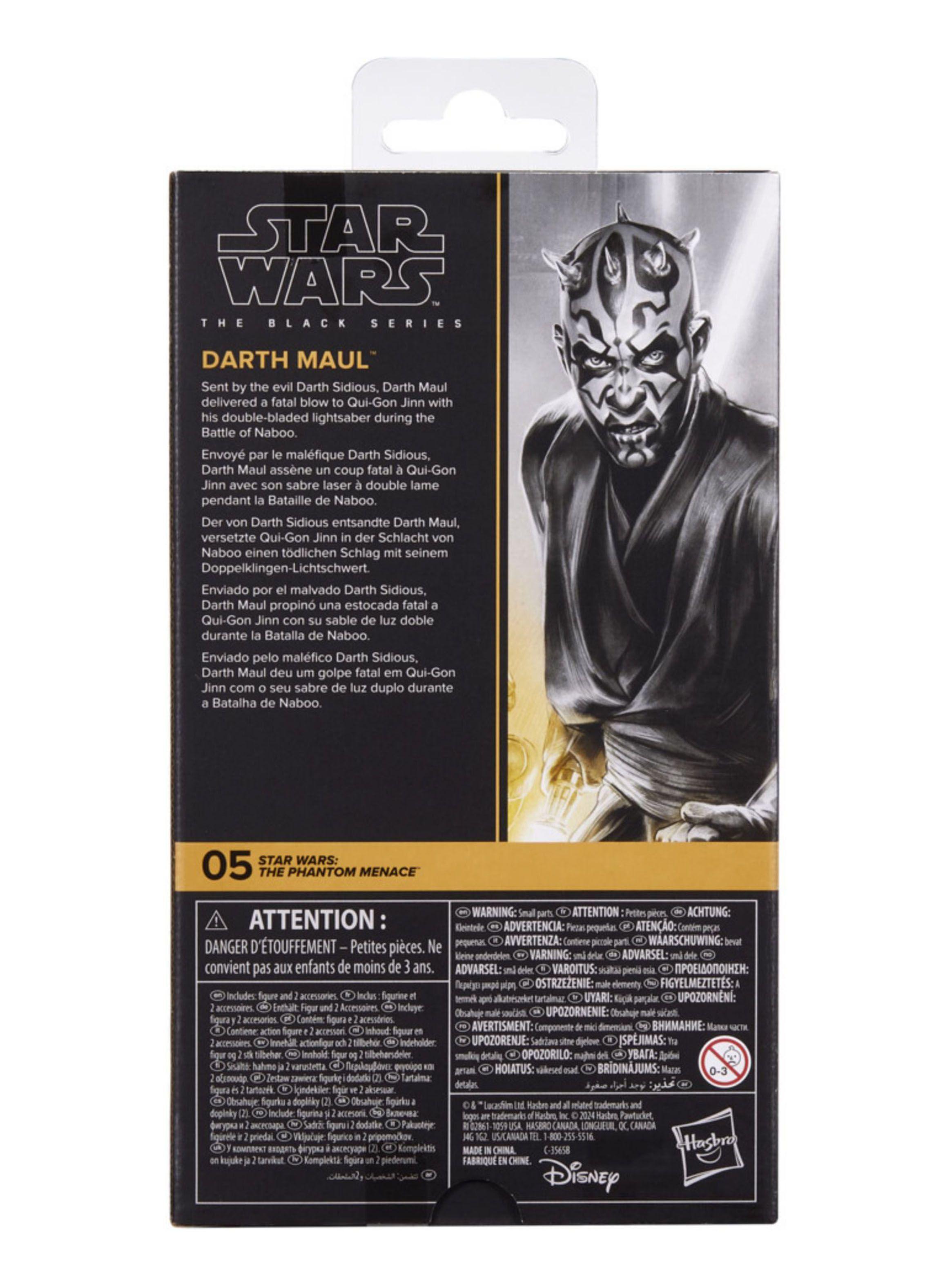 Figura de Acción La Amenaza Fantasma Darth Maul-5