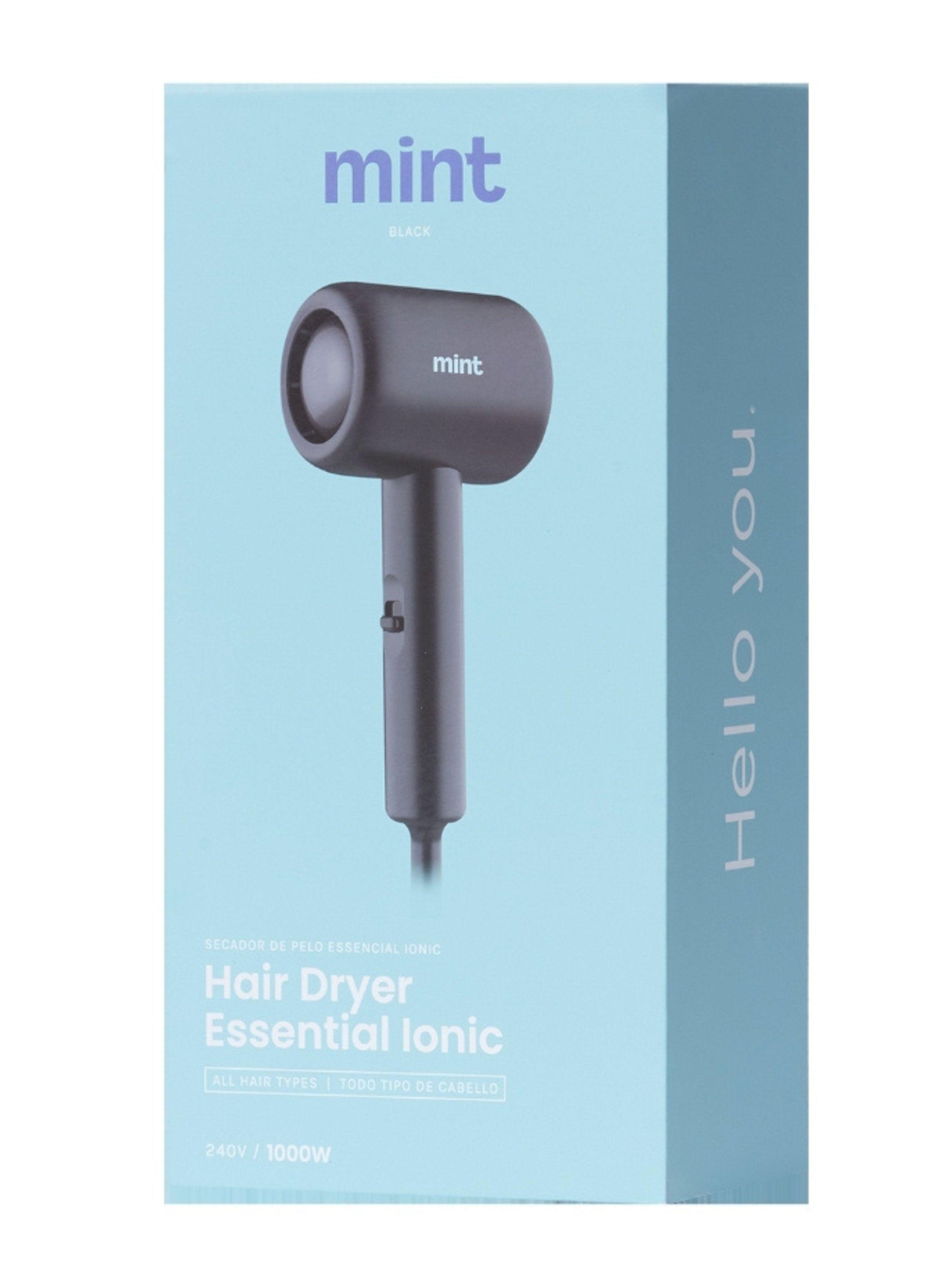 Secador de Pelo Portátil Essencial Ionic Negro-8