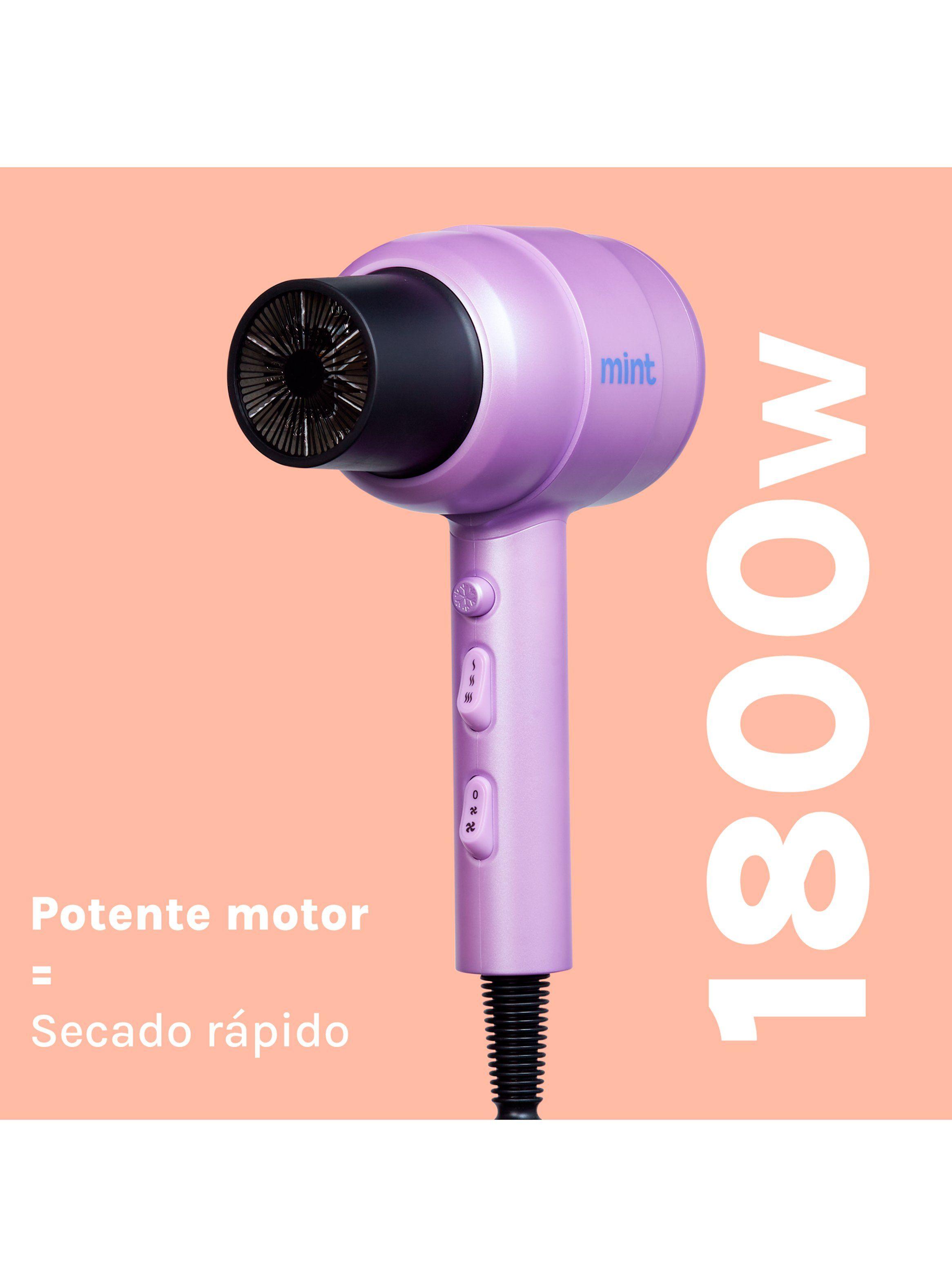 Secador de Pelo Ionic con Difusor Frizzless Lila-5