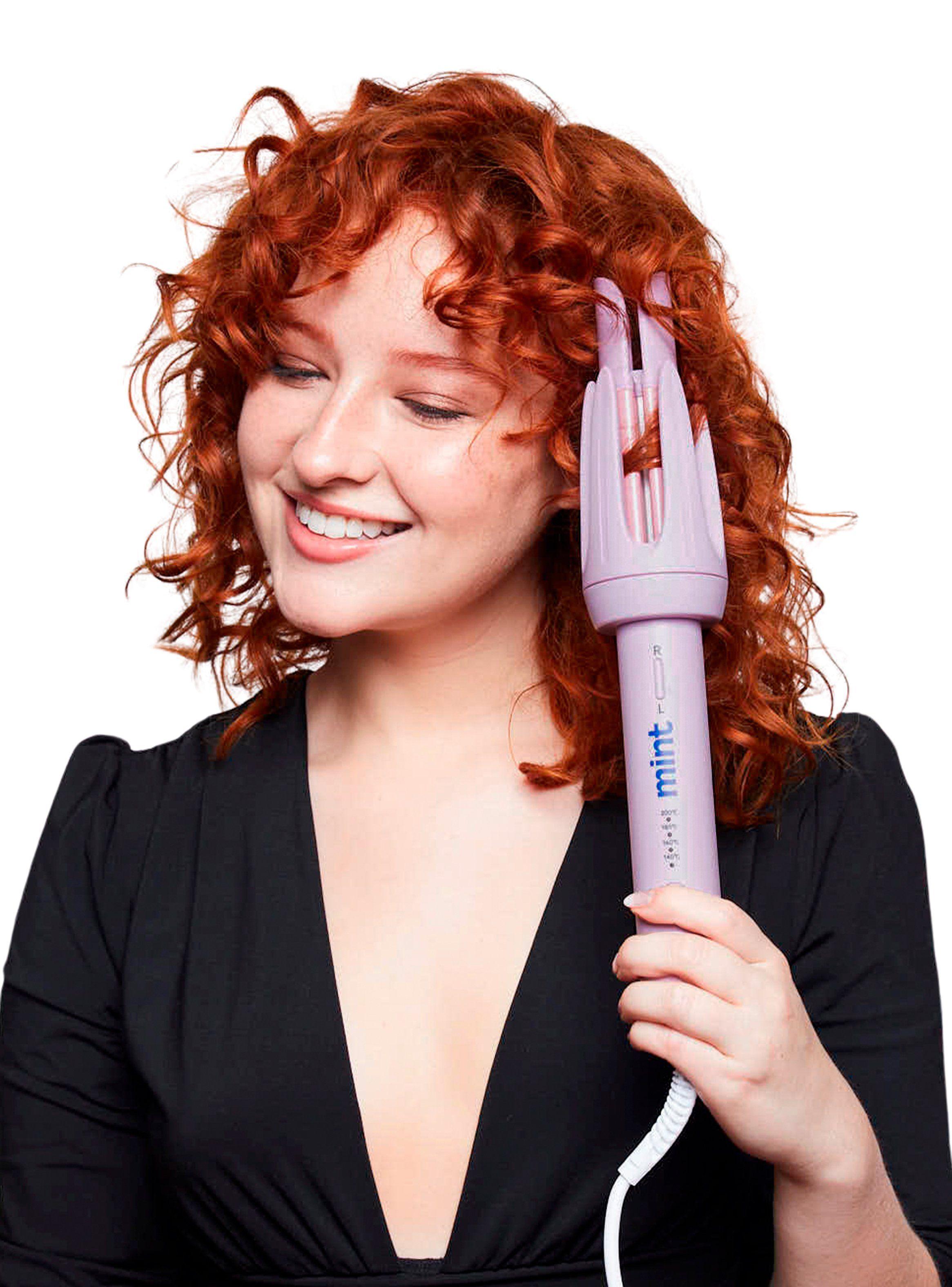 Ondulador de Pelo Automático Rosado-3