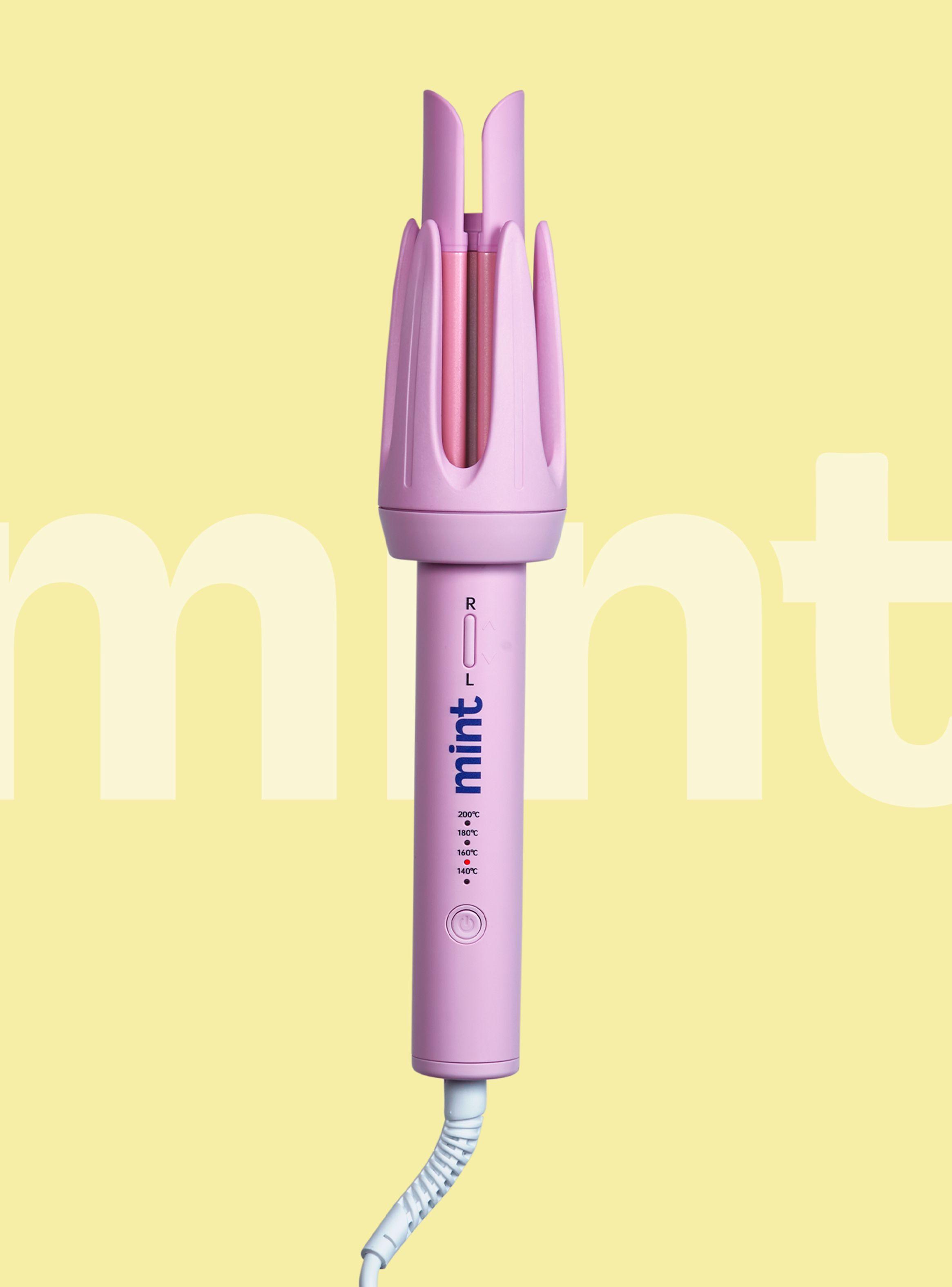 Ondulador de Pelo Automático Rosado-6