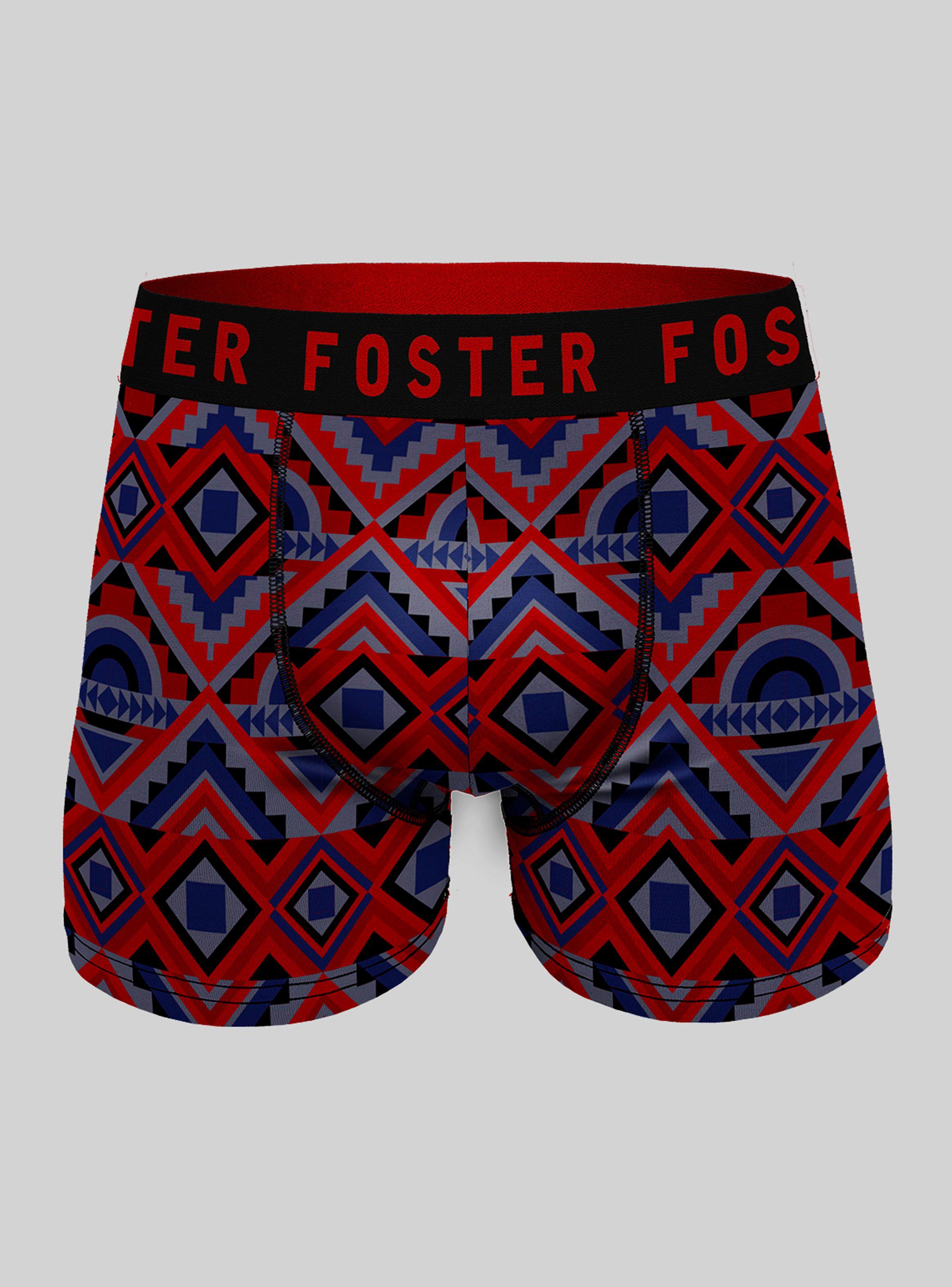 Pack 4 Bóxer Print Nav Étnico de Foster