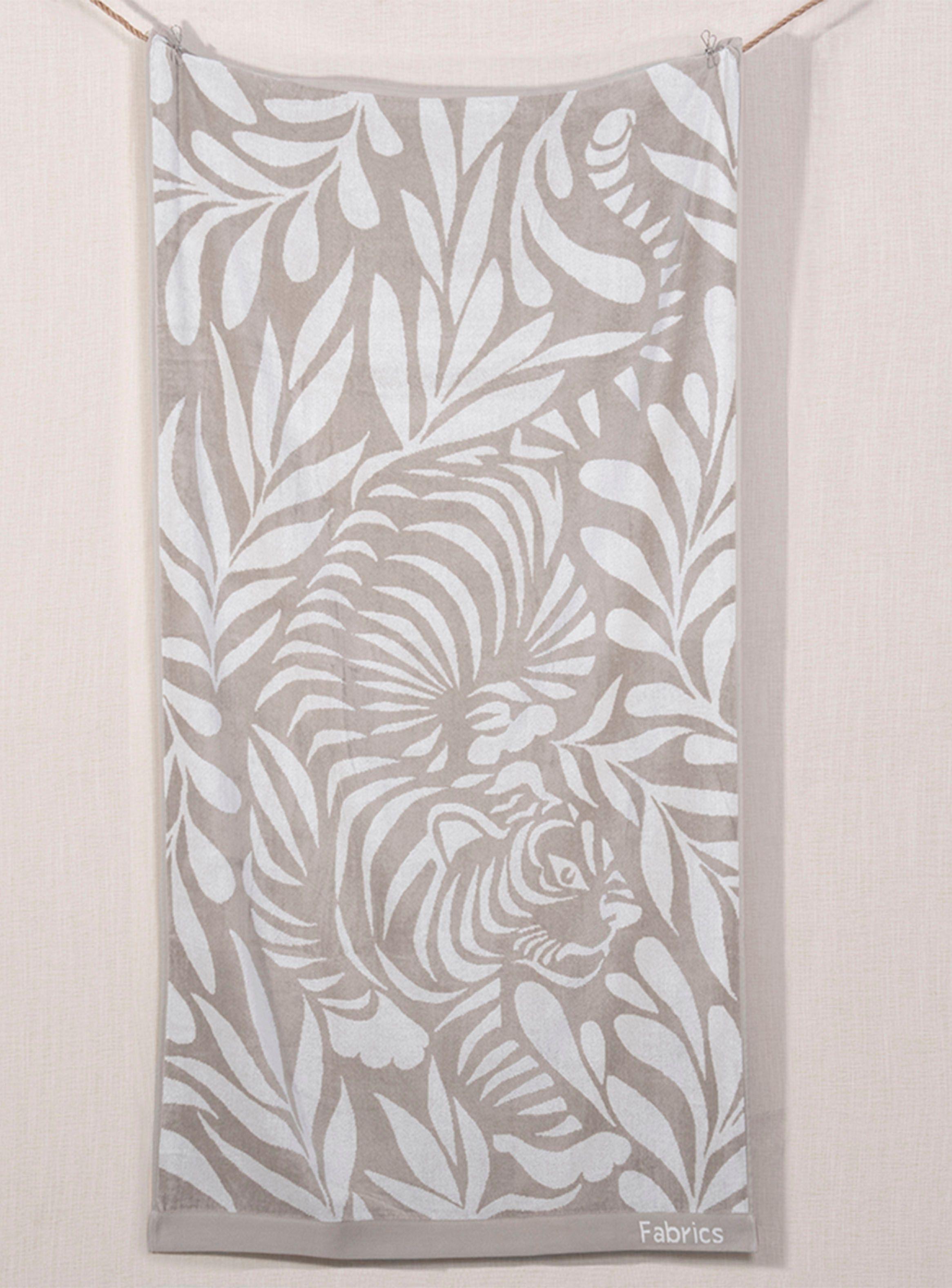 Toalla Playa Tiger Beige 90x180 cm-0
