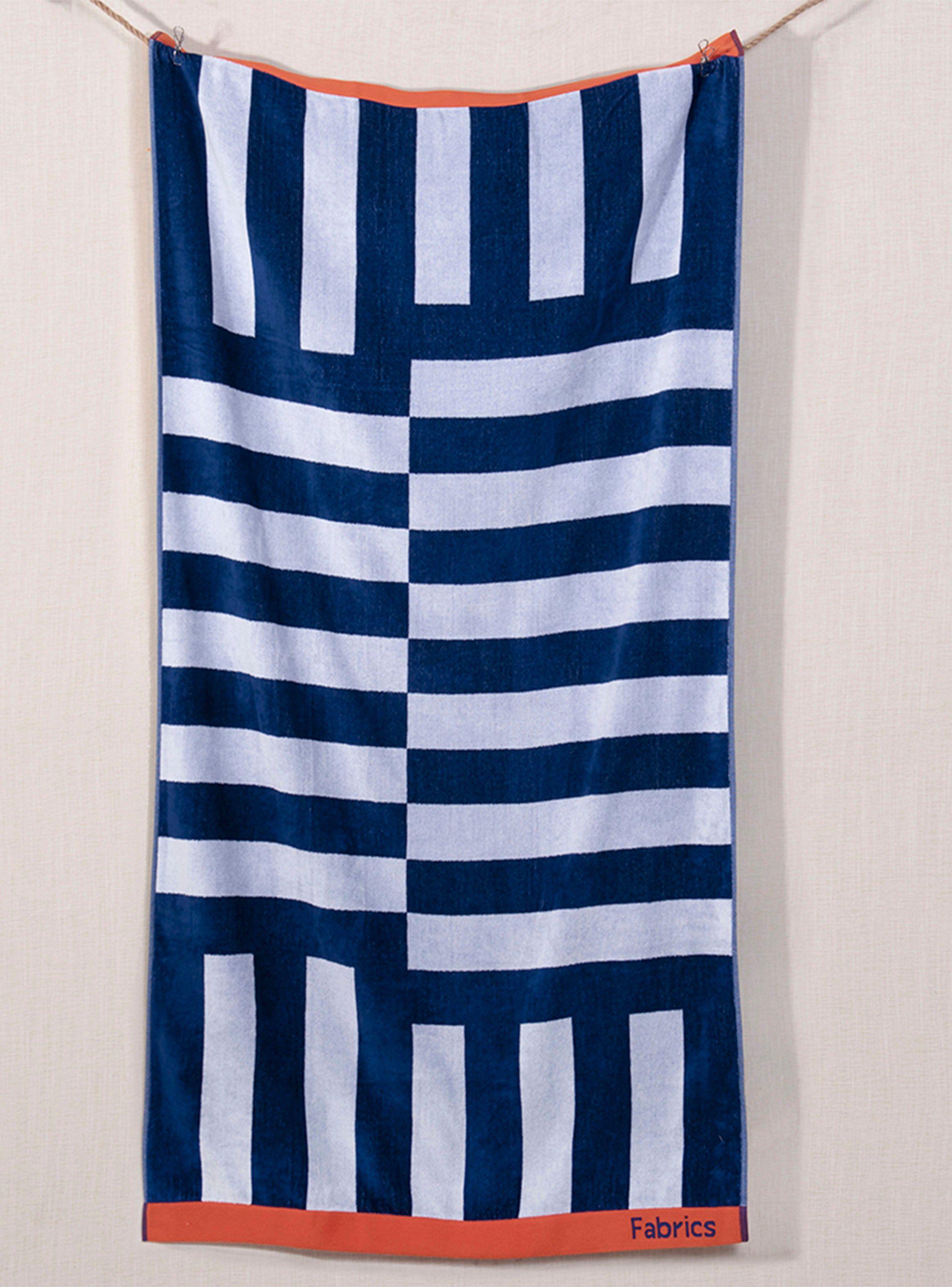 Toalla Playa Elordi Azul 90x180 cm-0