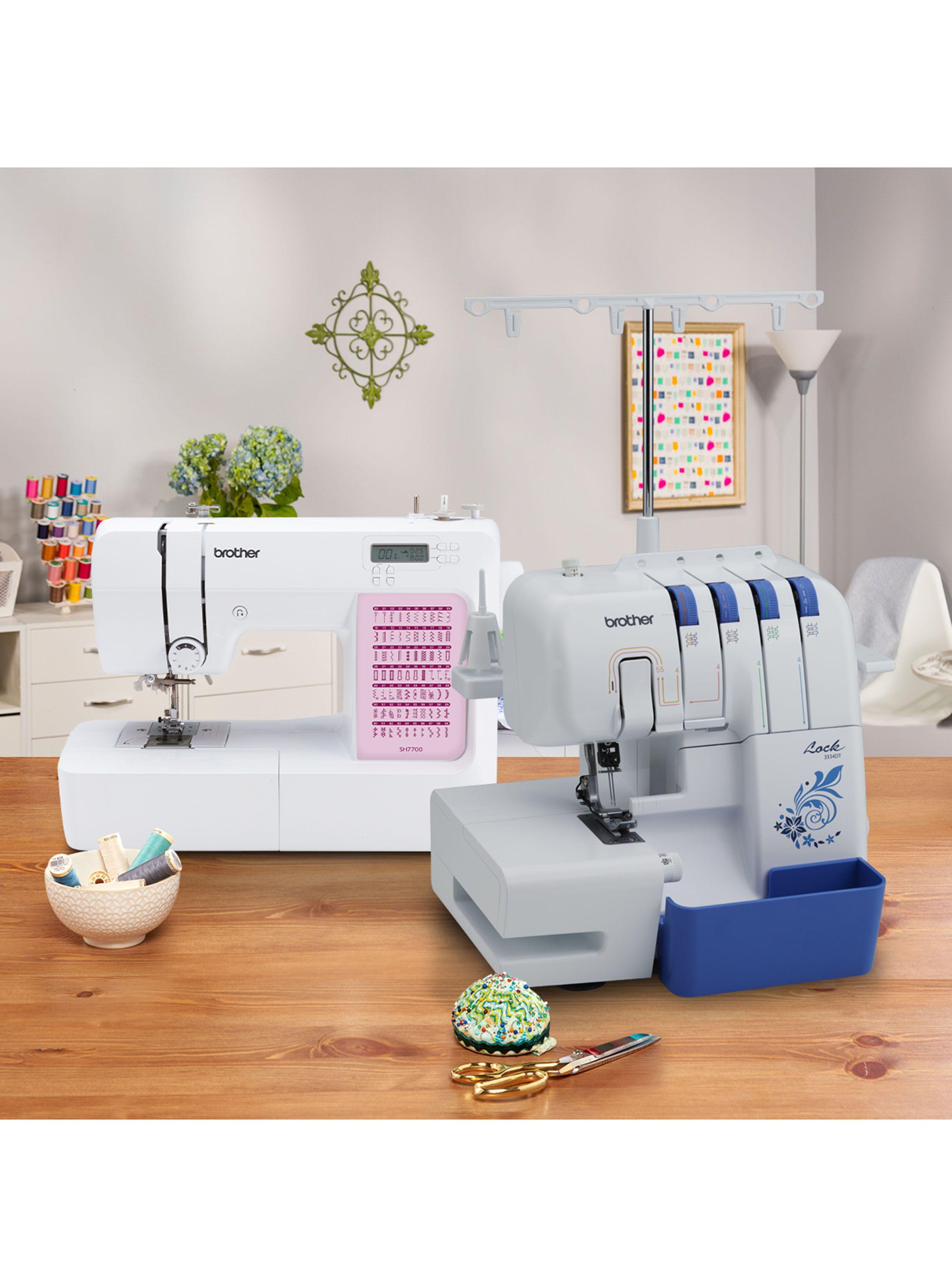 Máquina de Coser 3534DT + Máquina Overlock SH7700-5
