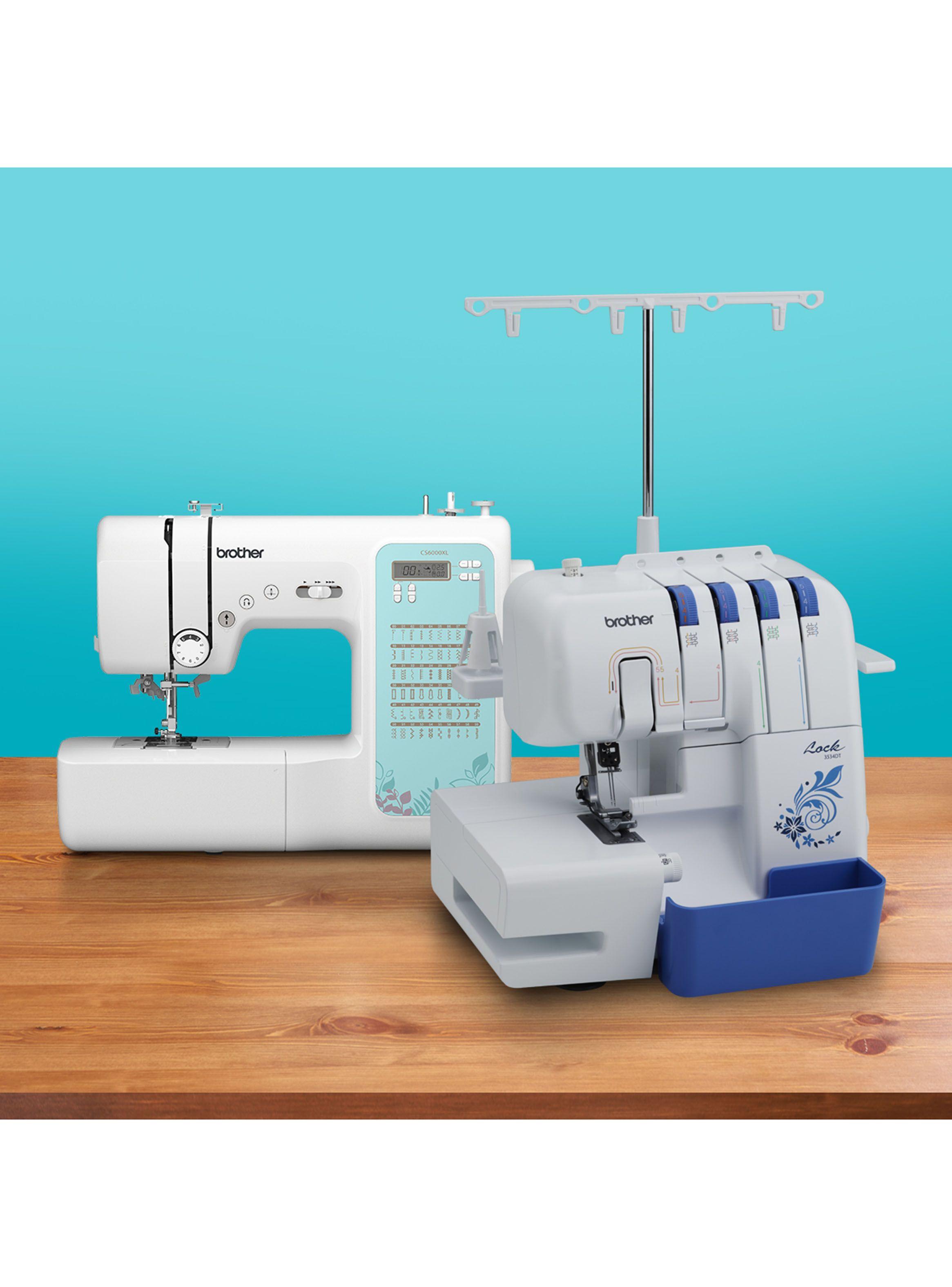 Máquina de Coser 3534DT + Máquina Overlock CS6000XL-3