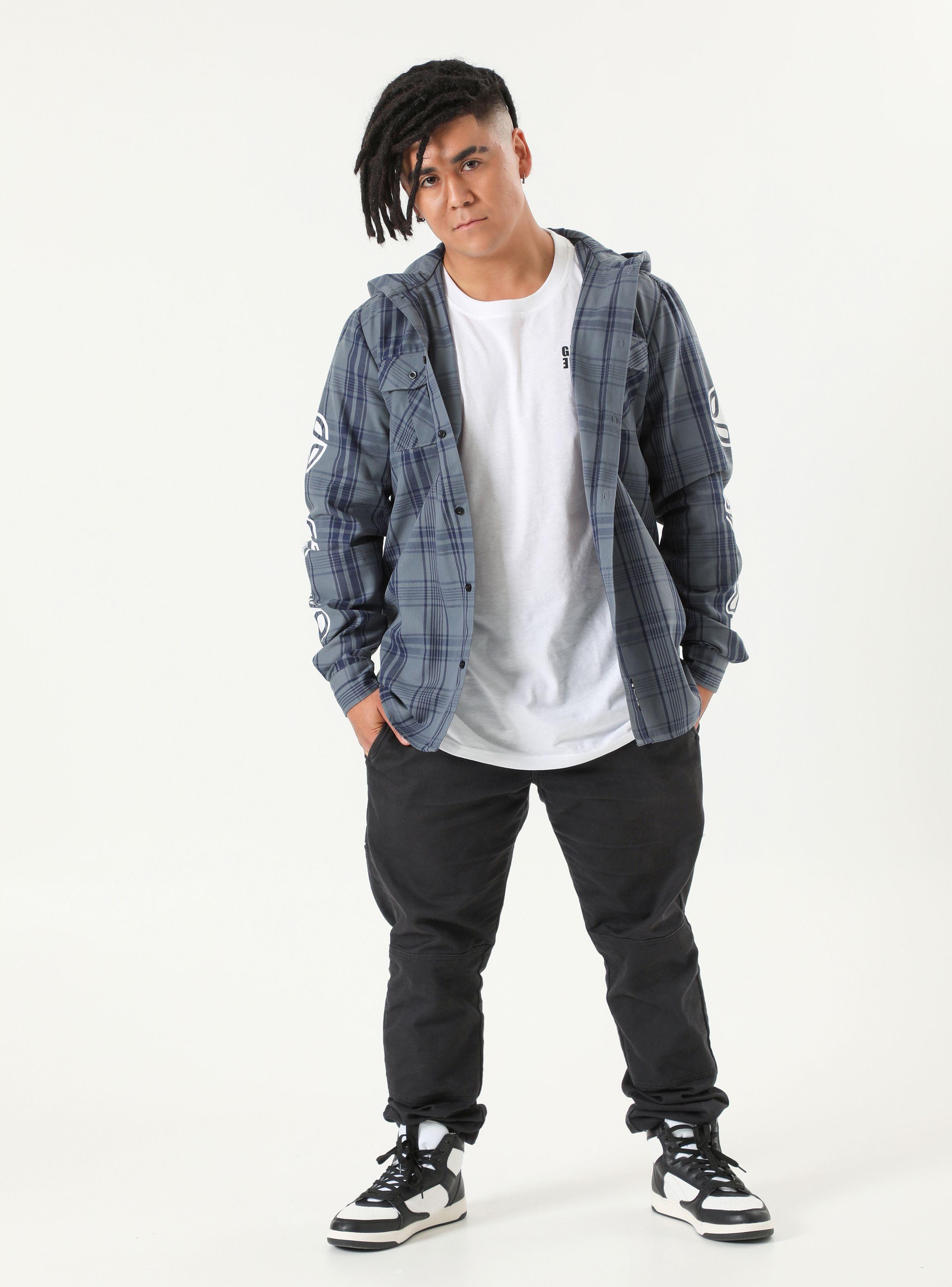 Camisa Escocesa con Gorro-3