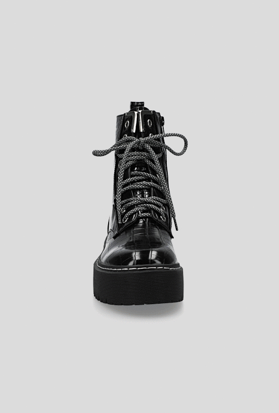 Botín Urbano Foster Mujer Combat Croco-5