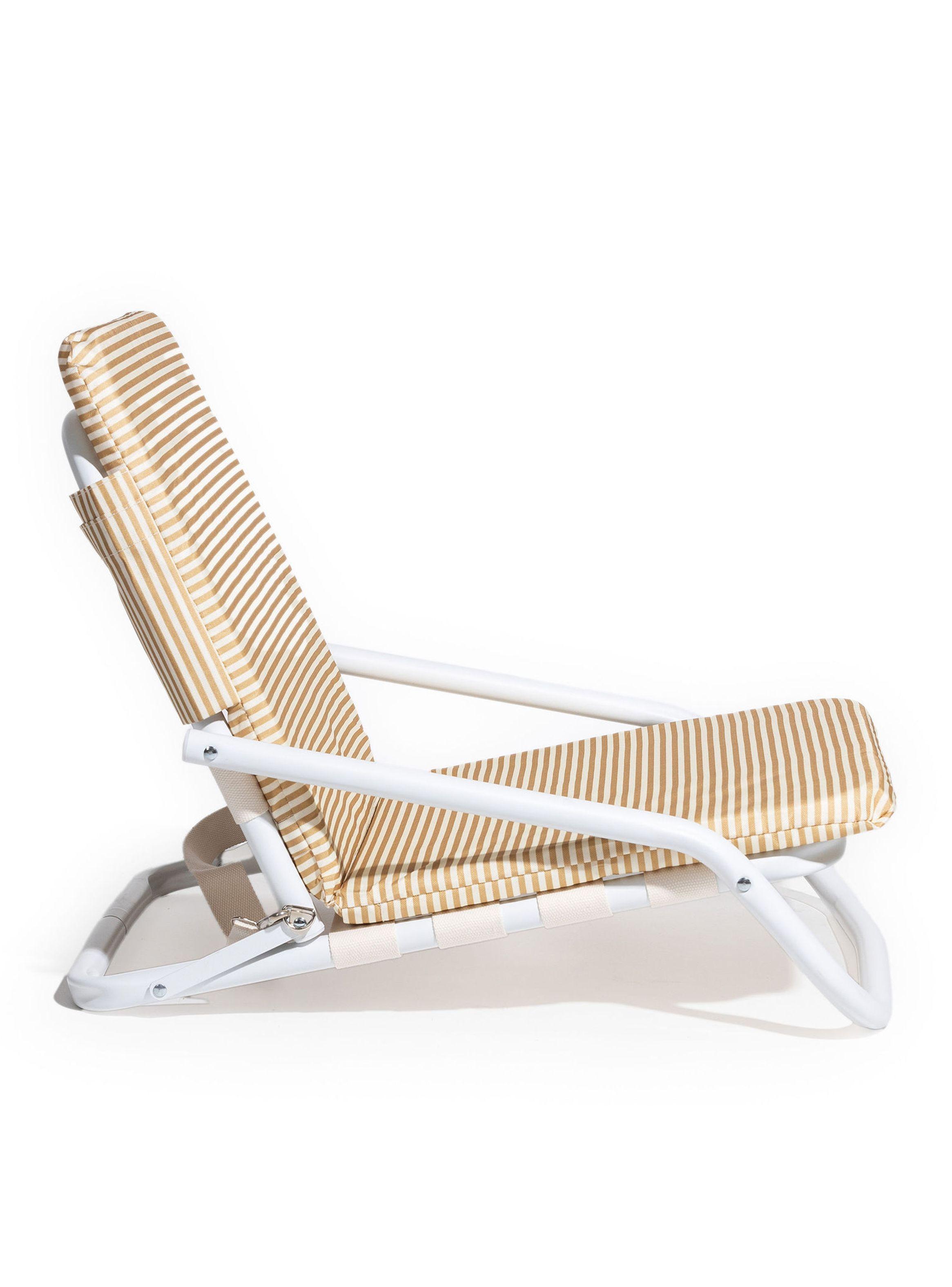 Silla Plegable Sunset Beige Líneas-2