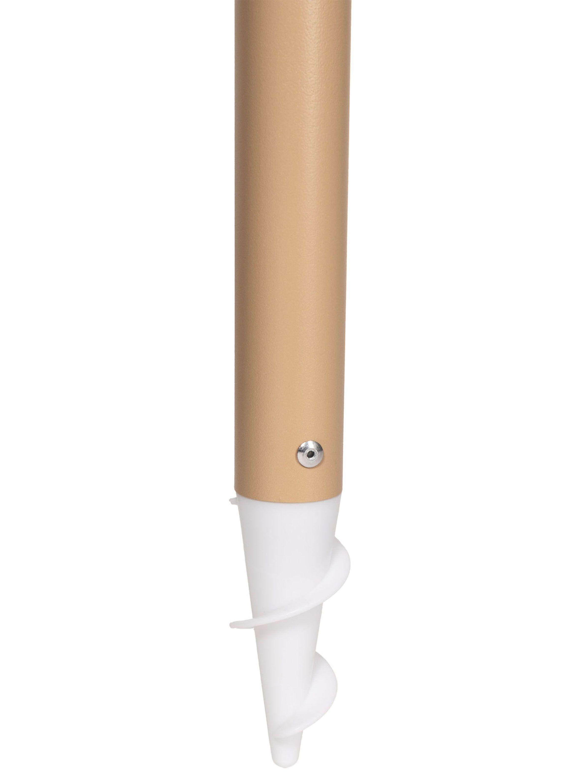 Quitasol Playa Classic Vintage Beige 200 cm-5