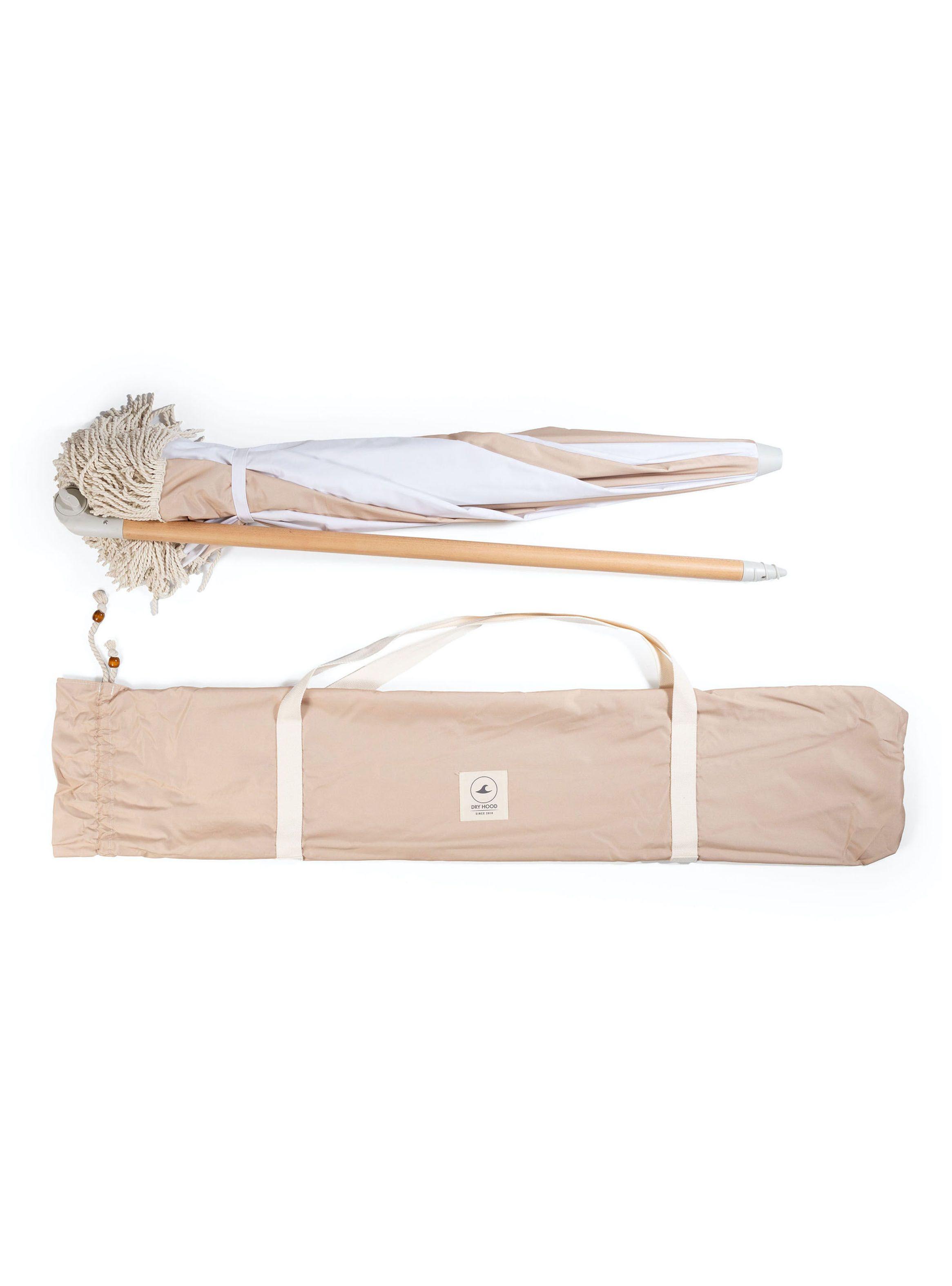 Quitasol Playa Classic Vintage Beige 200 cm-2