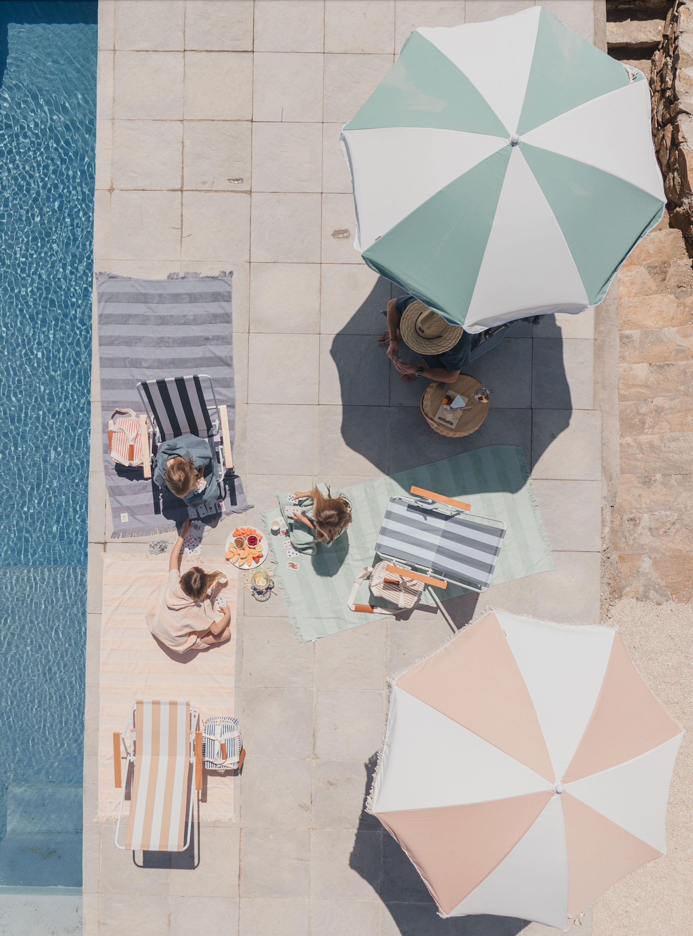 Toalla de Playa Menorca 97x180 cm Rosada-3