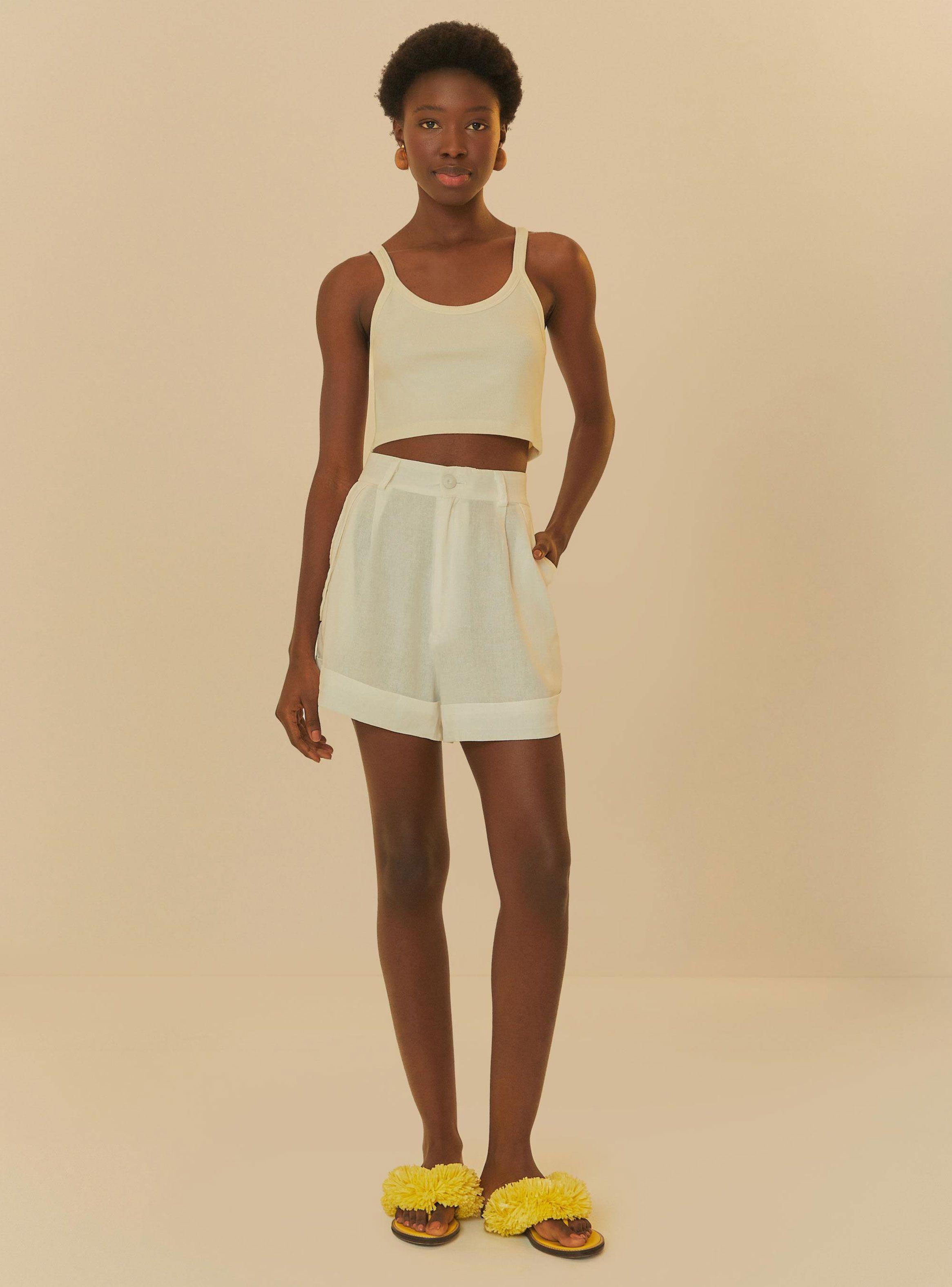 Short Botones con Lino-5