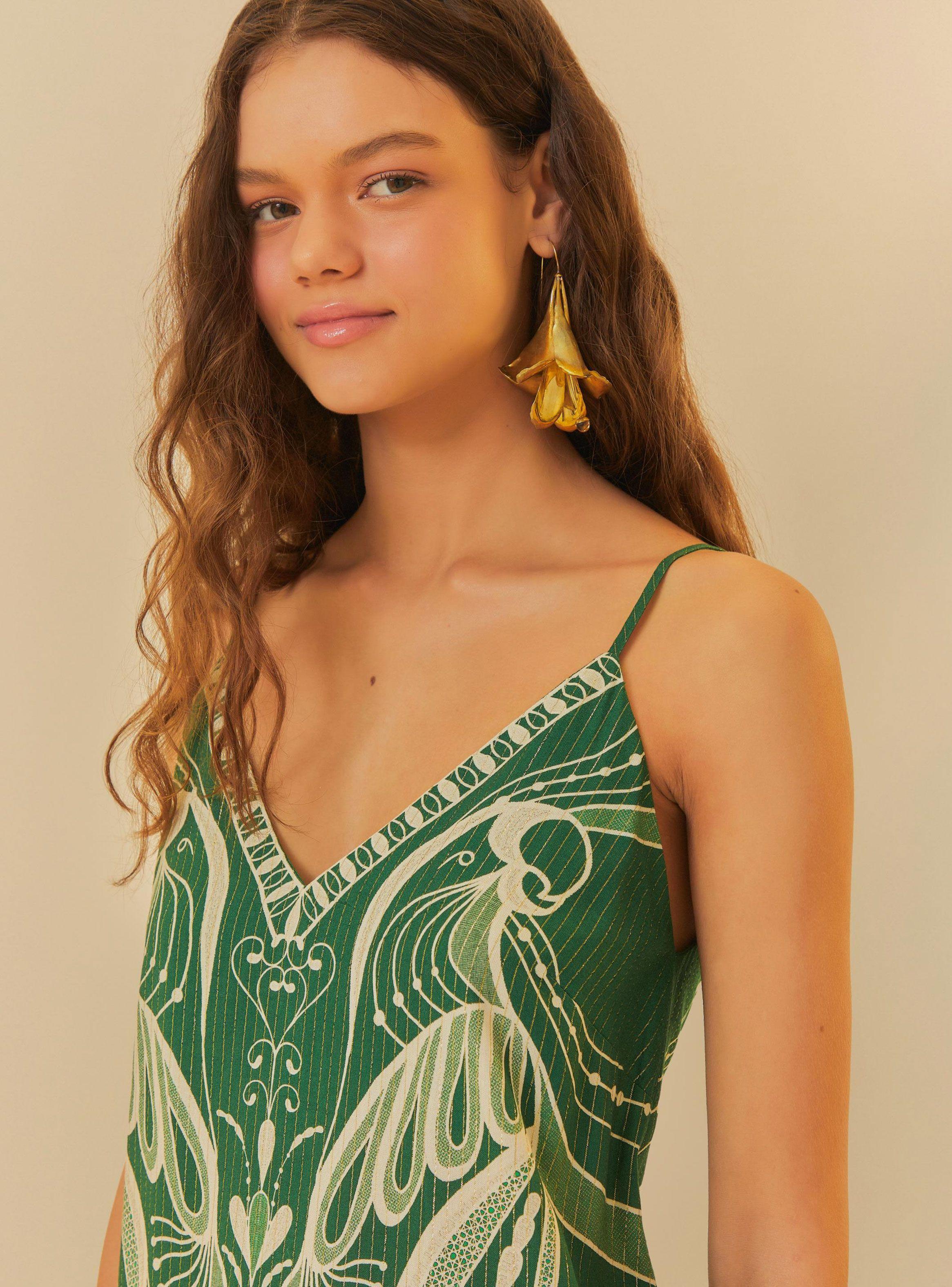 Vestido Corto sin Mangas Estampado-2