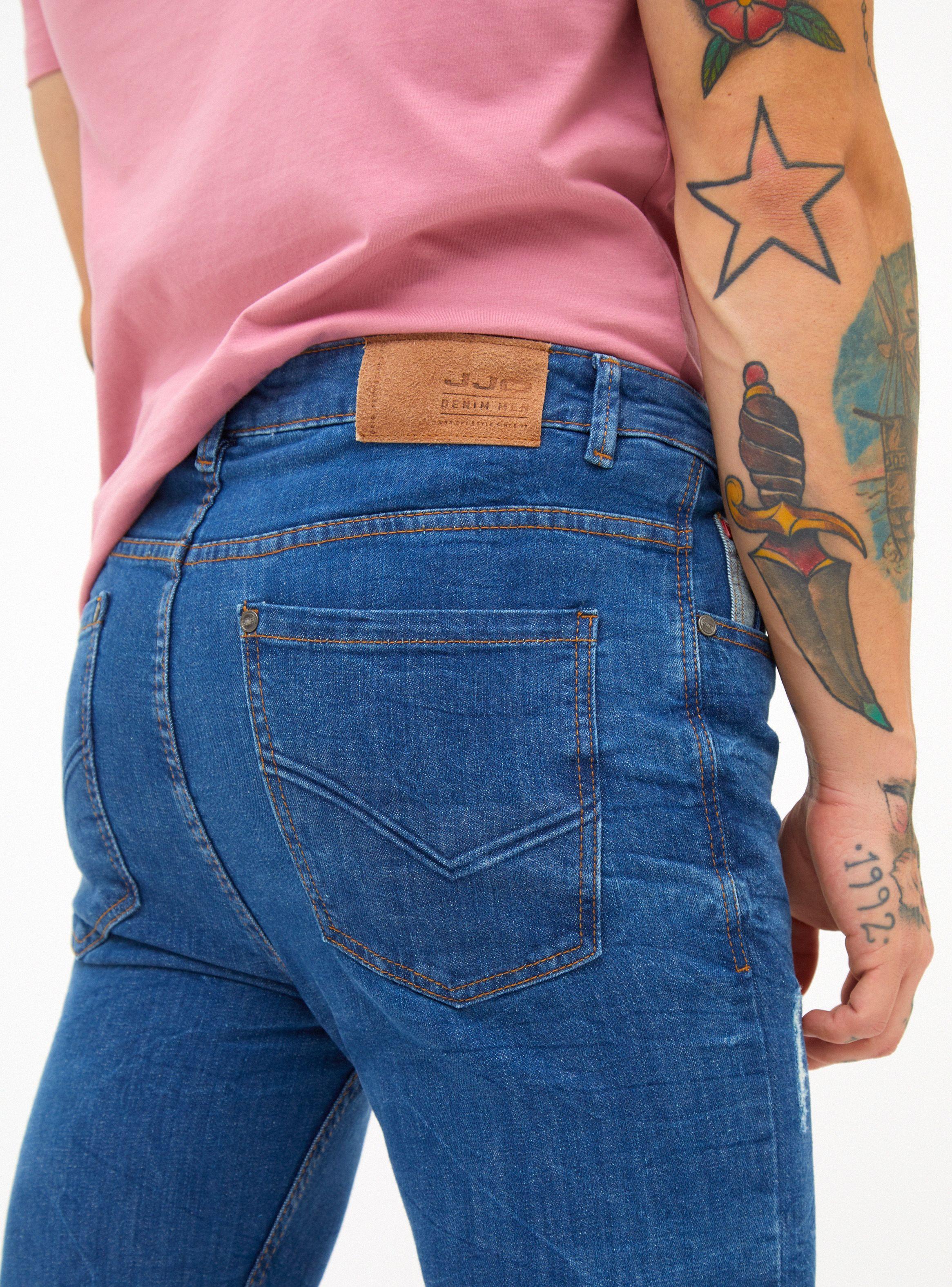 Jeans Spray On Fit Craquelado y Rasguños-2