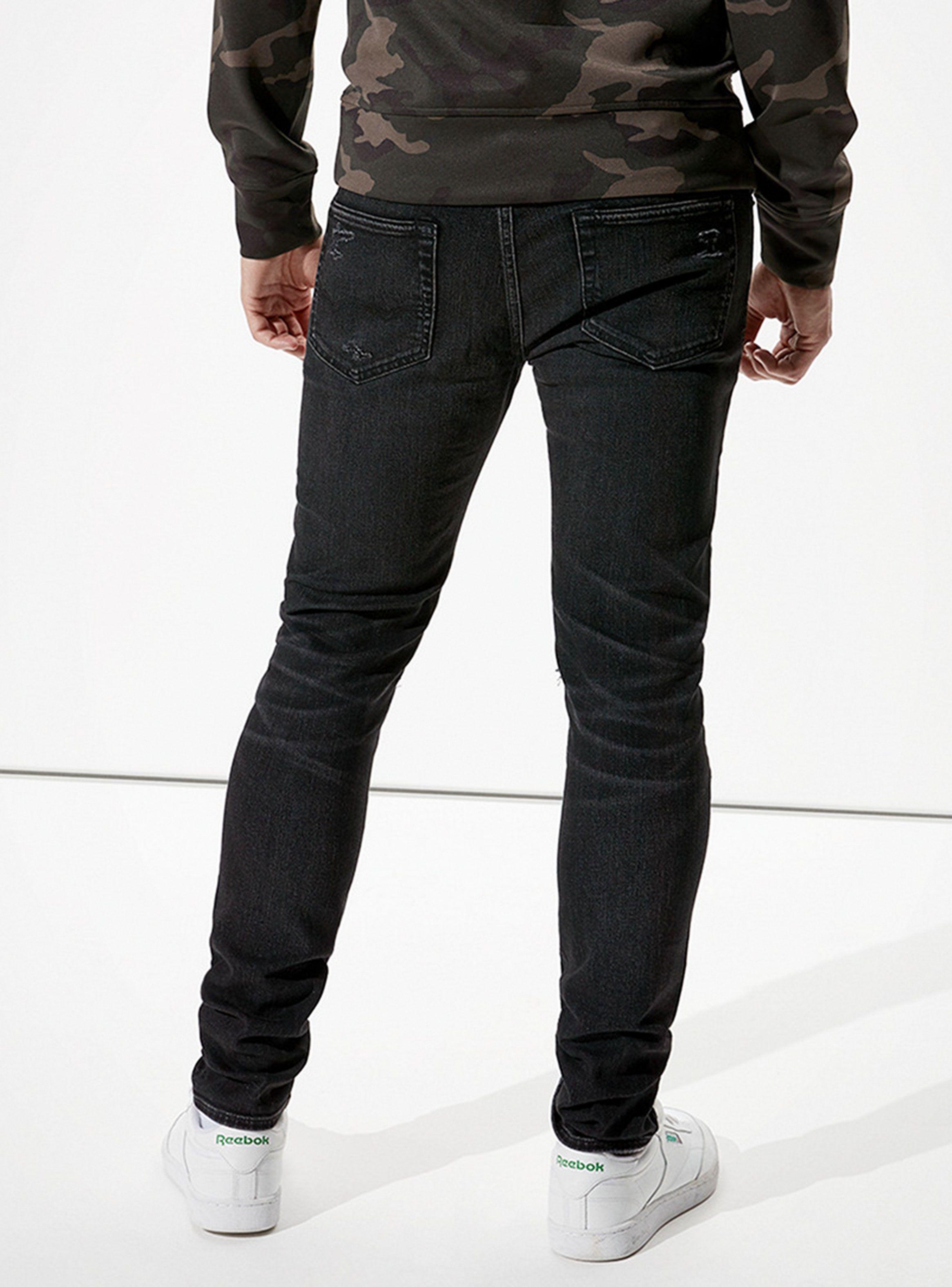 Jeans American Eagle Skinny Fit Airflex Negro-1