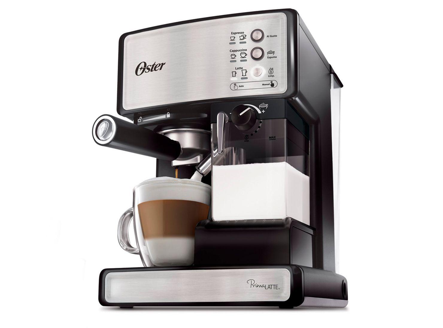 Cafetera Espresso Prima Latte Oster Gris-1
