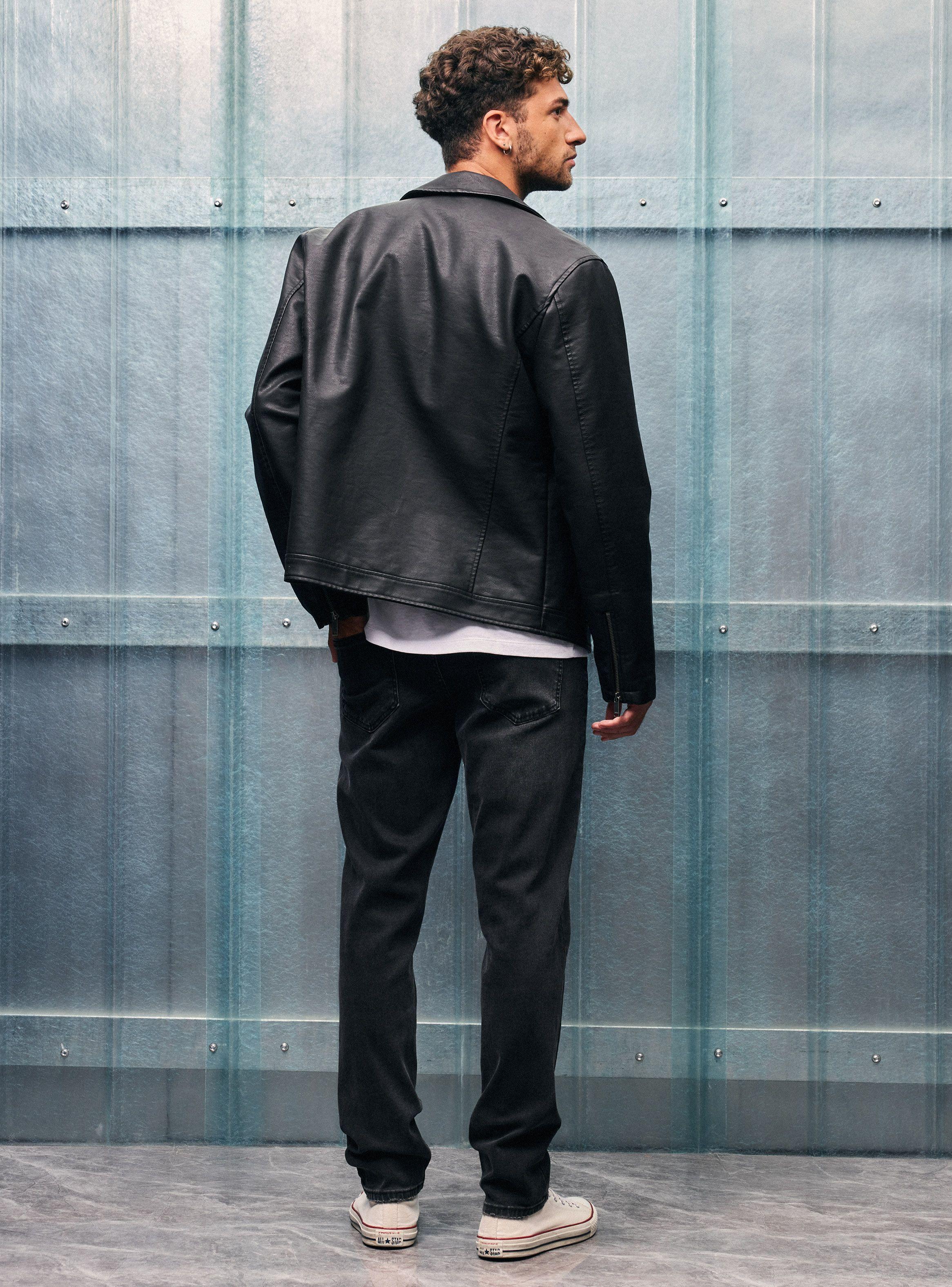 Chaqueta Estilo Biker Casual-5