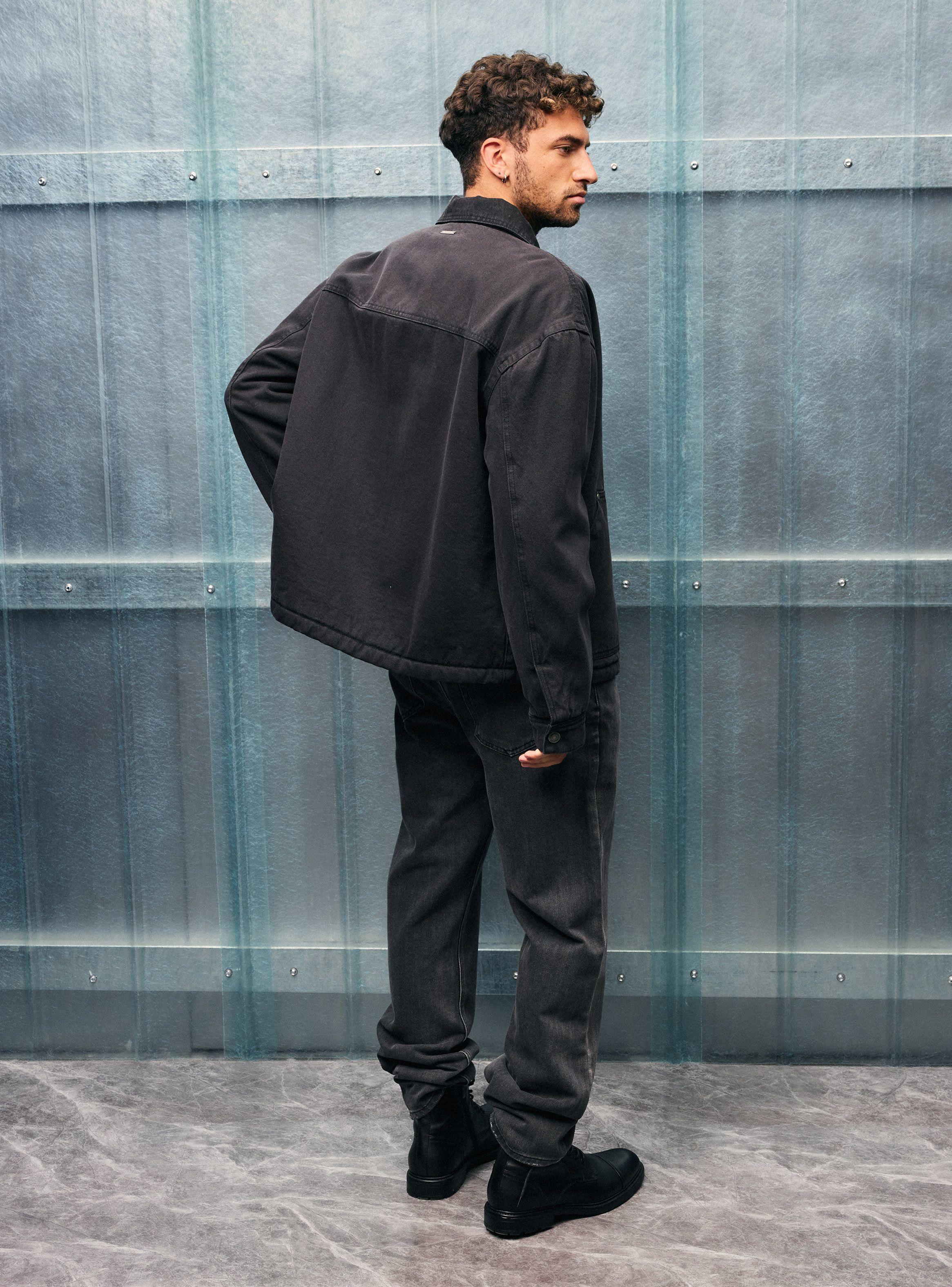 Chaqueta Denim con Chiporro y Cierre-5