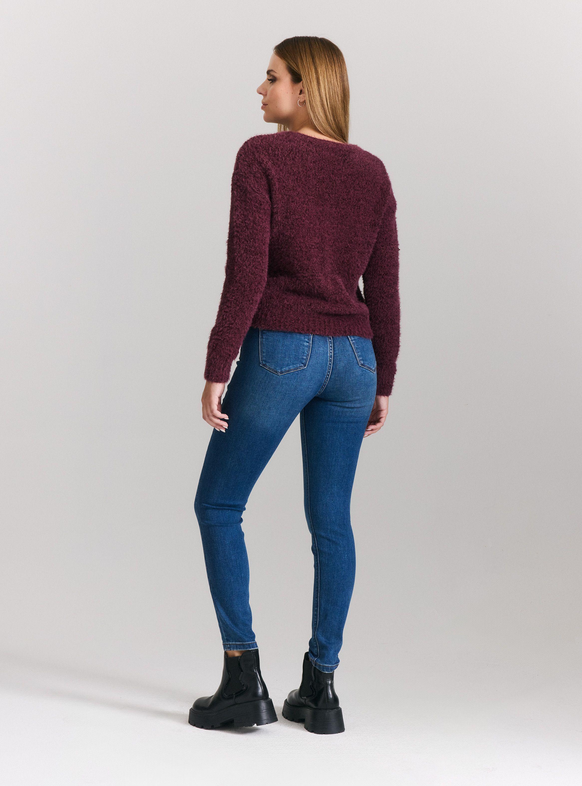 Sweater Mezcla Hilado Metalizado-5