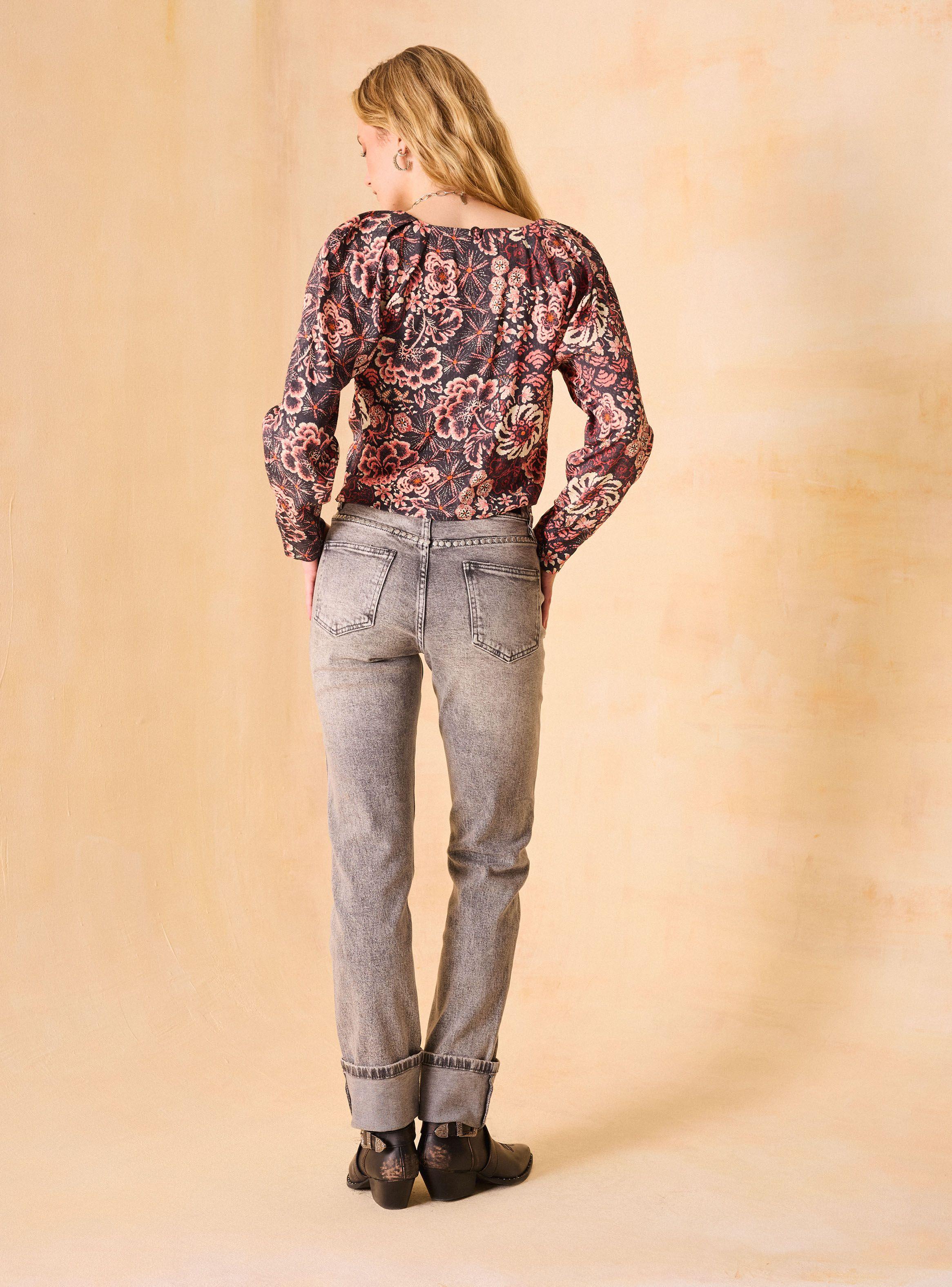 Blusa Tela Jacquard Full Estampada-5