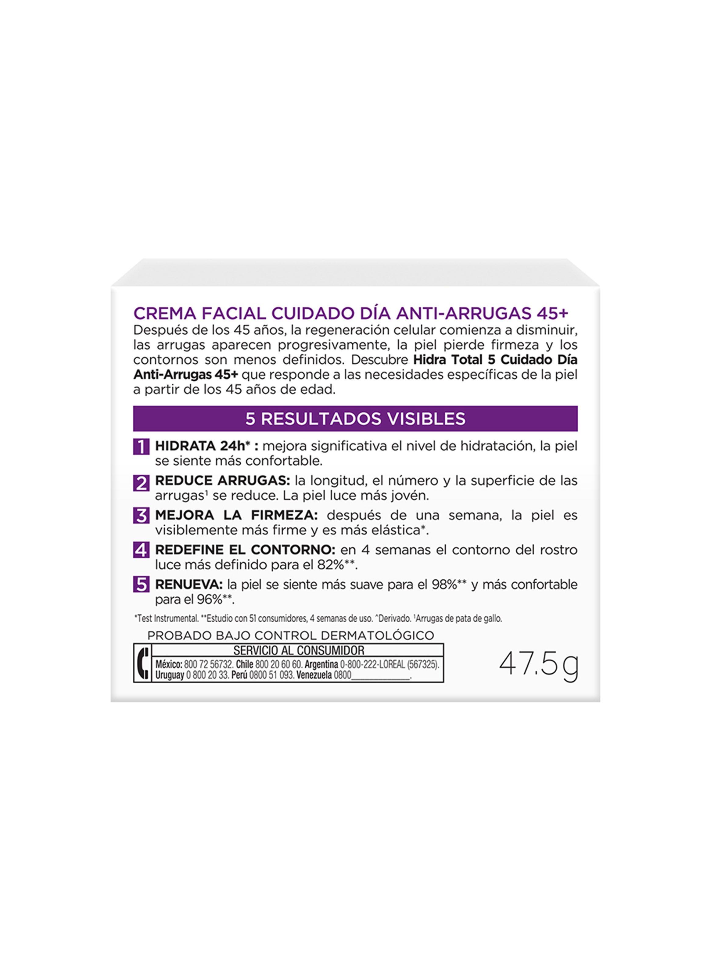 Crema Dermo Expertise L'Oréal Paris Humectante Ht5 Anti Arrugas 45-3