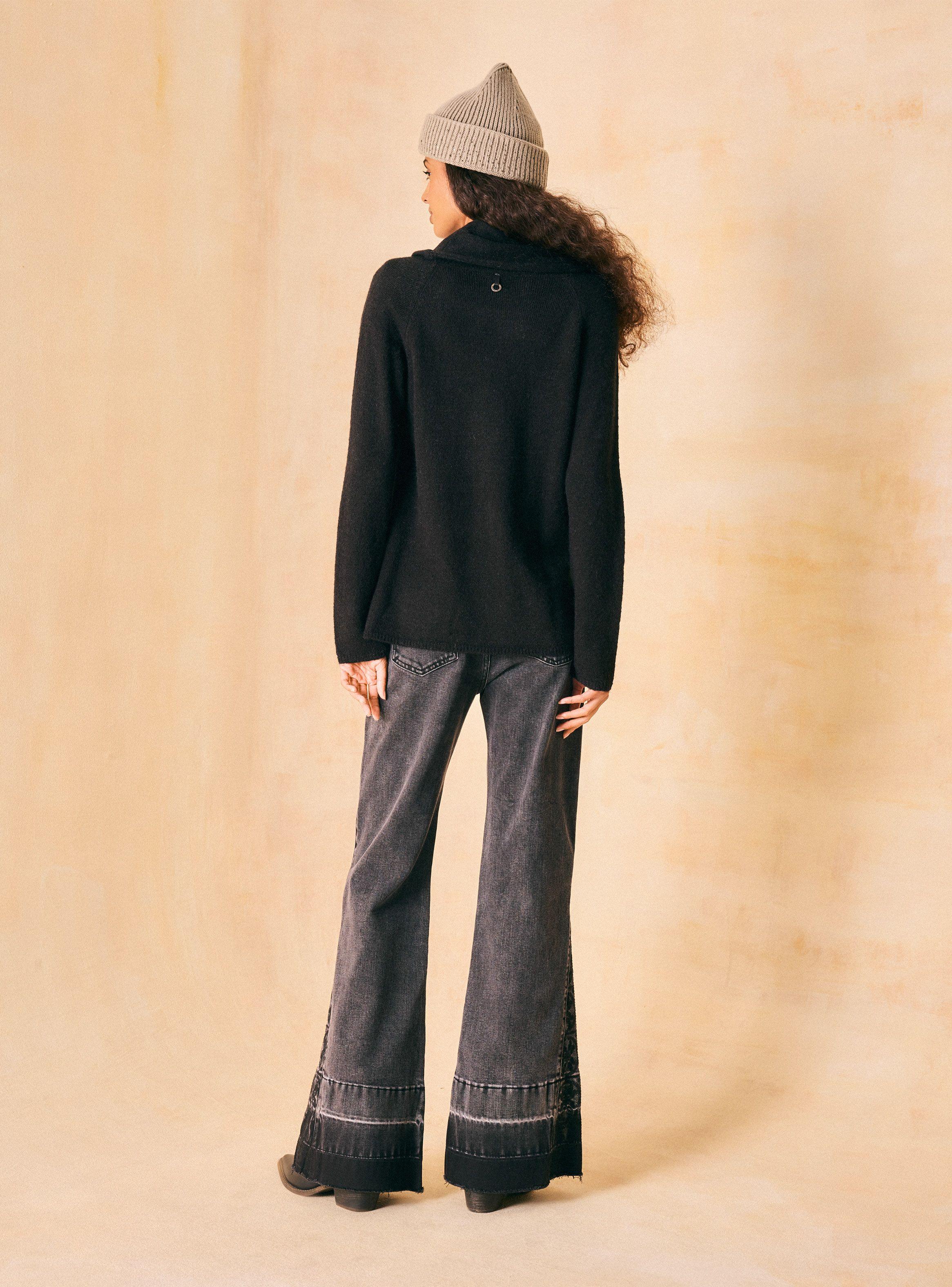 Sweater Estilo Básico con Cuello Alto-5
