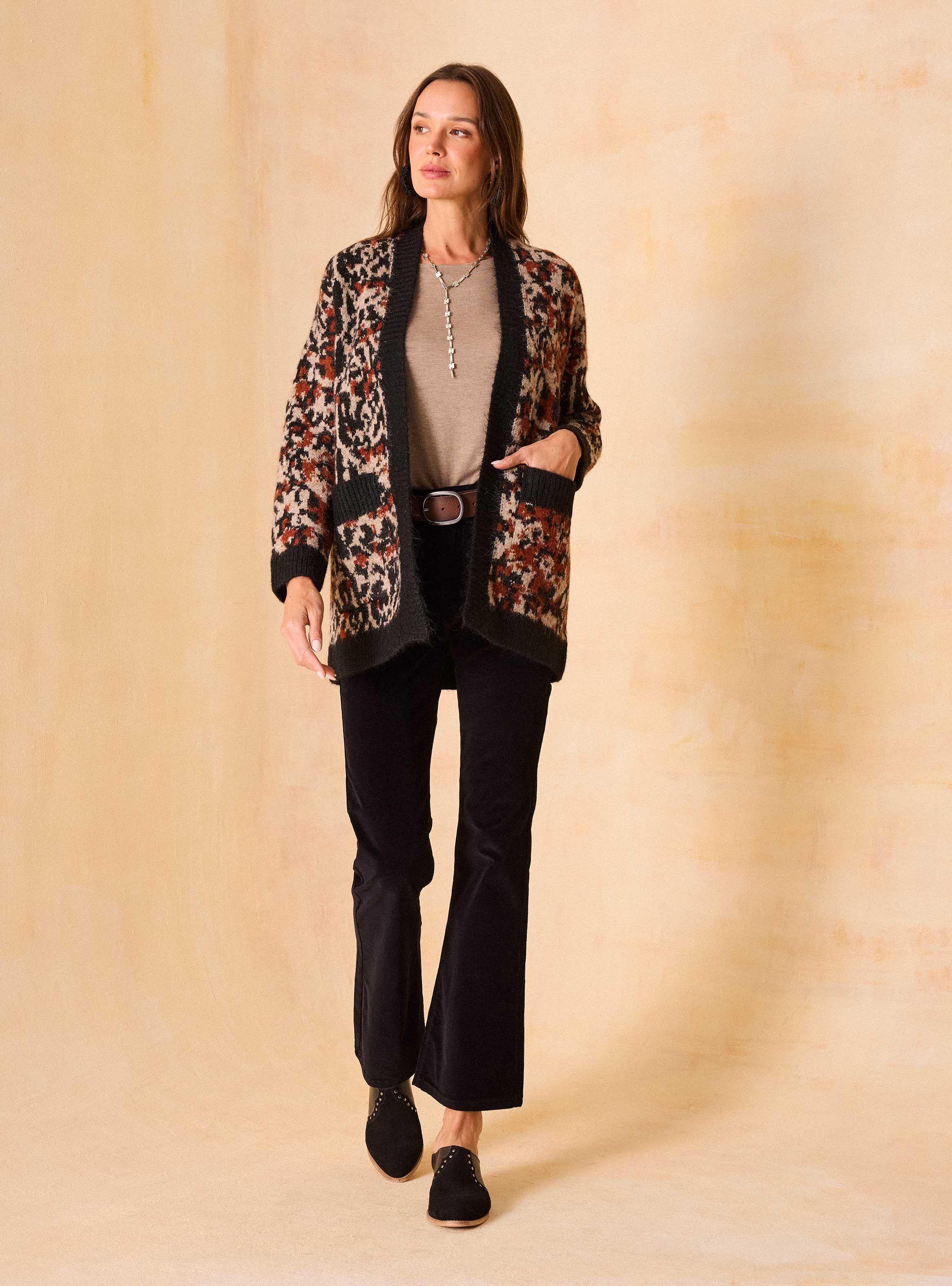 Chaleco Jacquard Animal Print-4