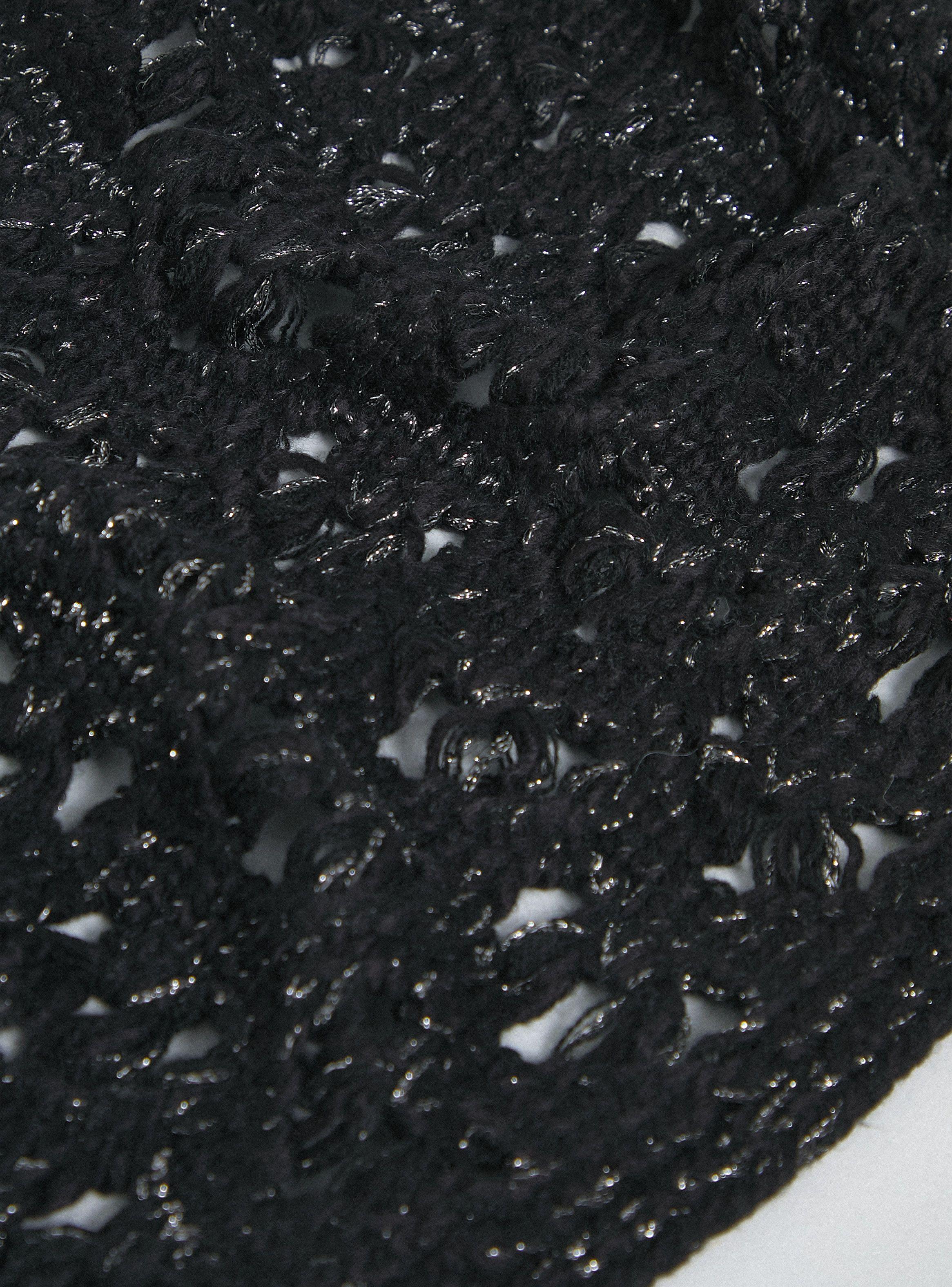 Cuello Tejido Detalles de Lurex-4