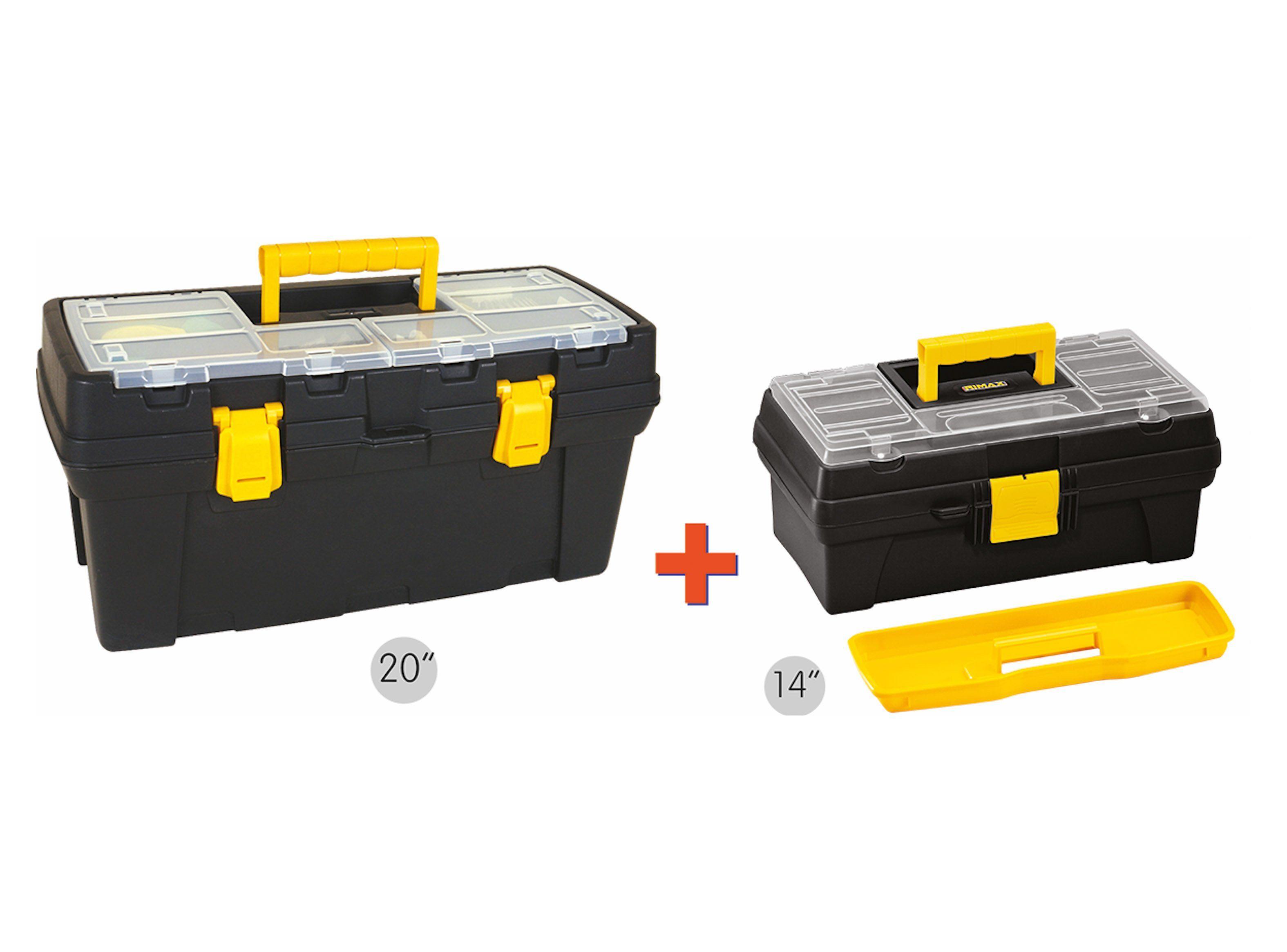 Set 2 Cajas Organizadoras PVC 20" + 14"-0