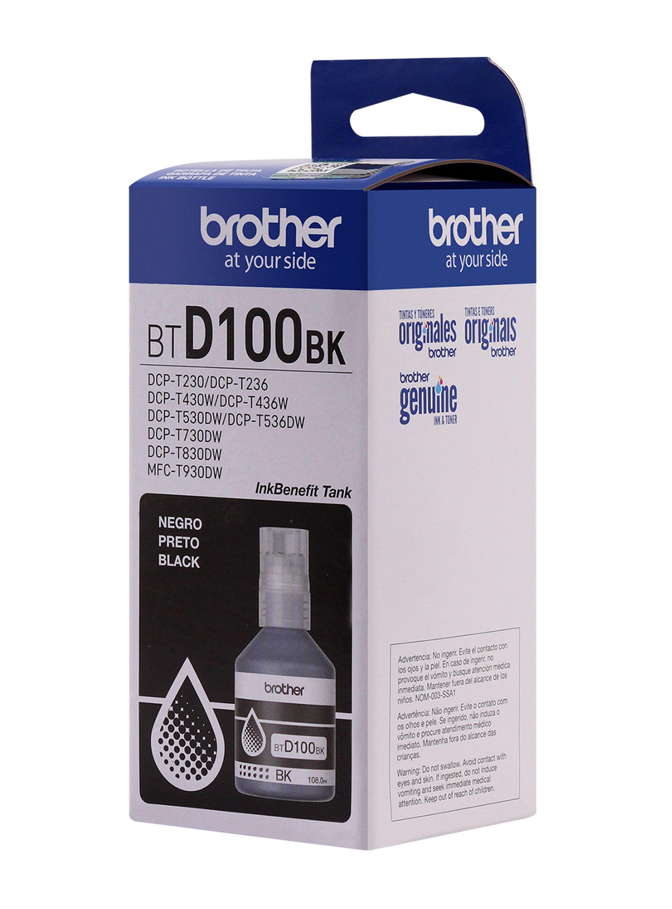 Botella de Tinta BTD100BK Negra-3