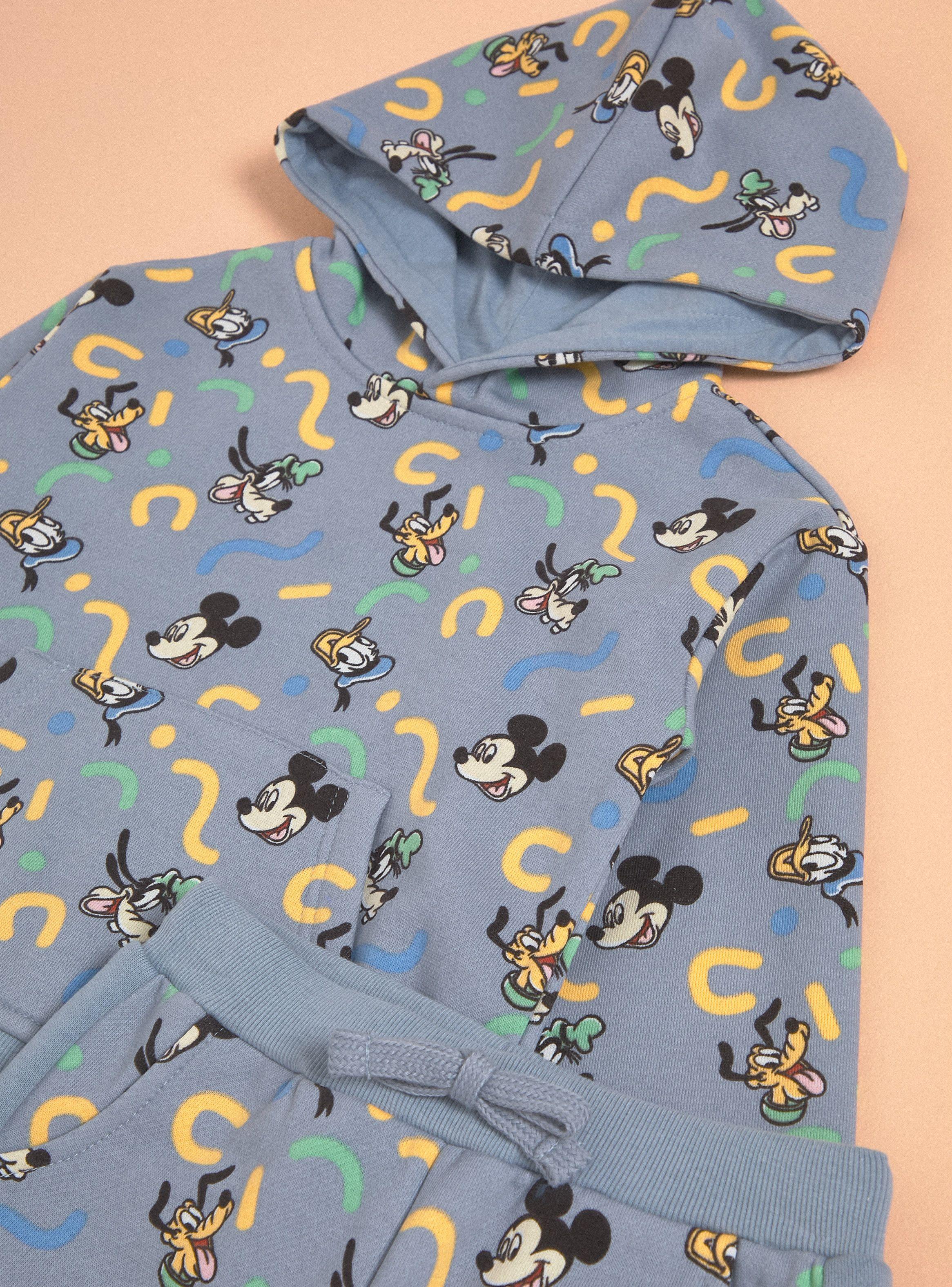 Buzo Estampado con Polerón Canguro y Jogger-2