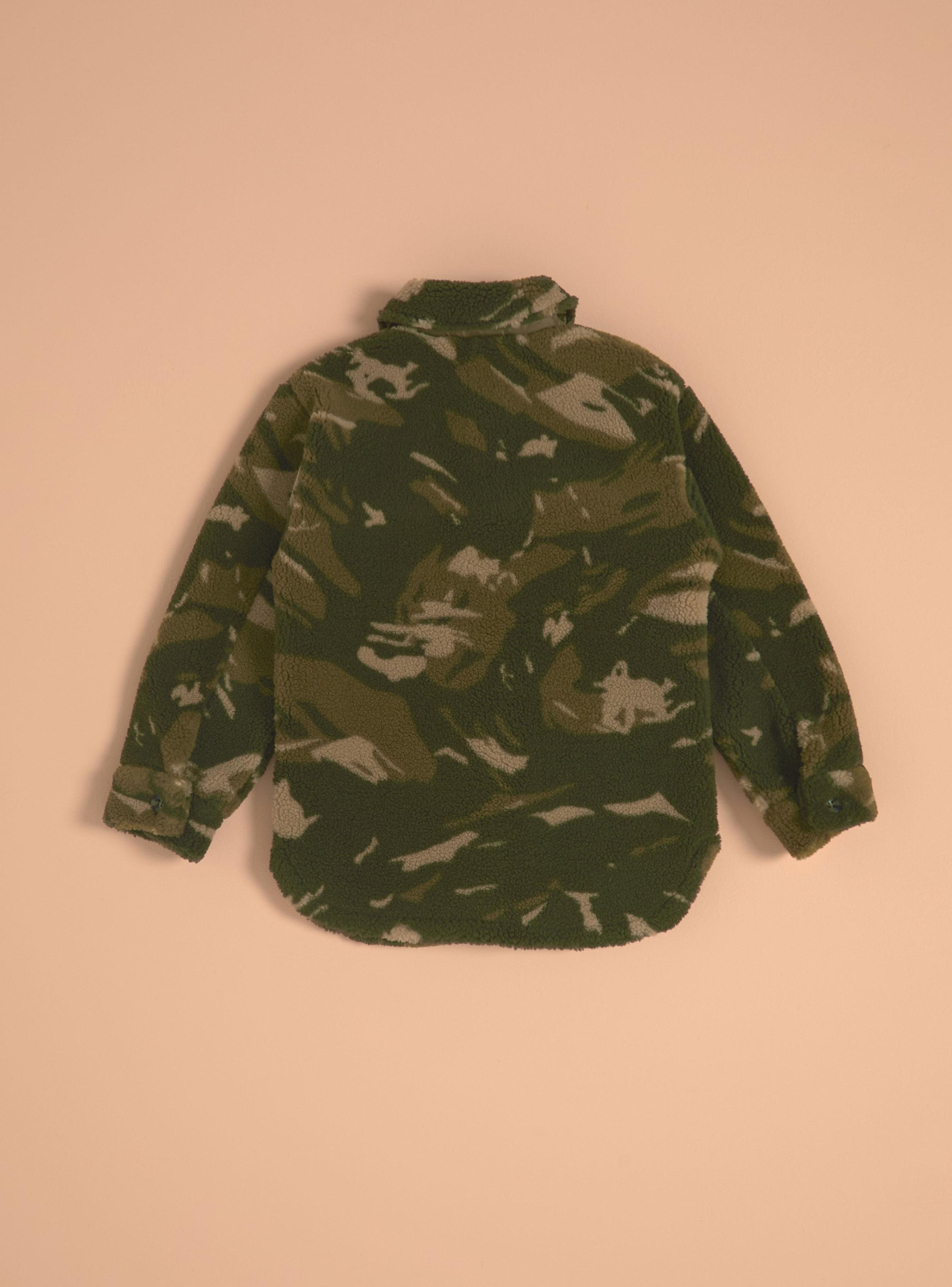 Chaqueta Sherpa Estampada-2