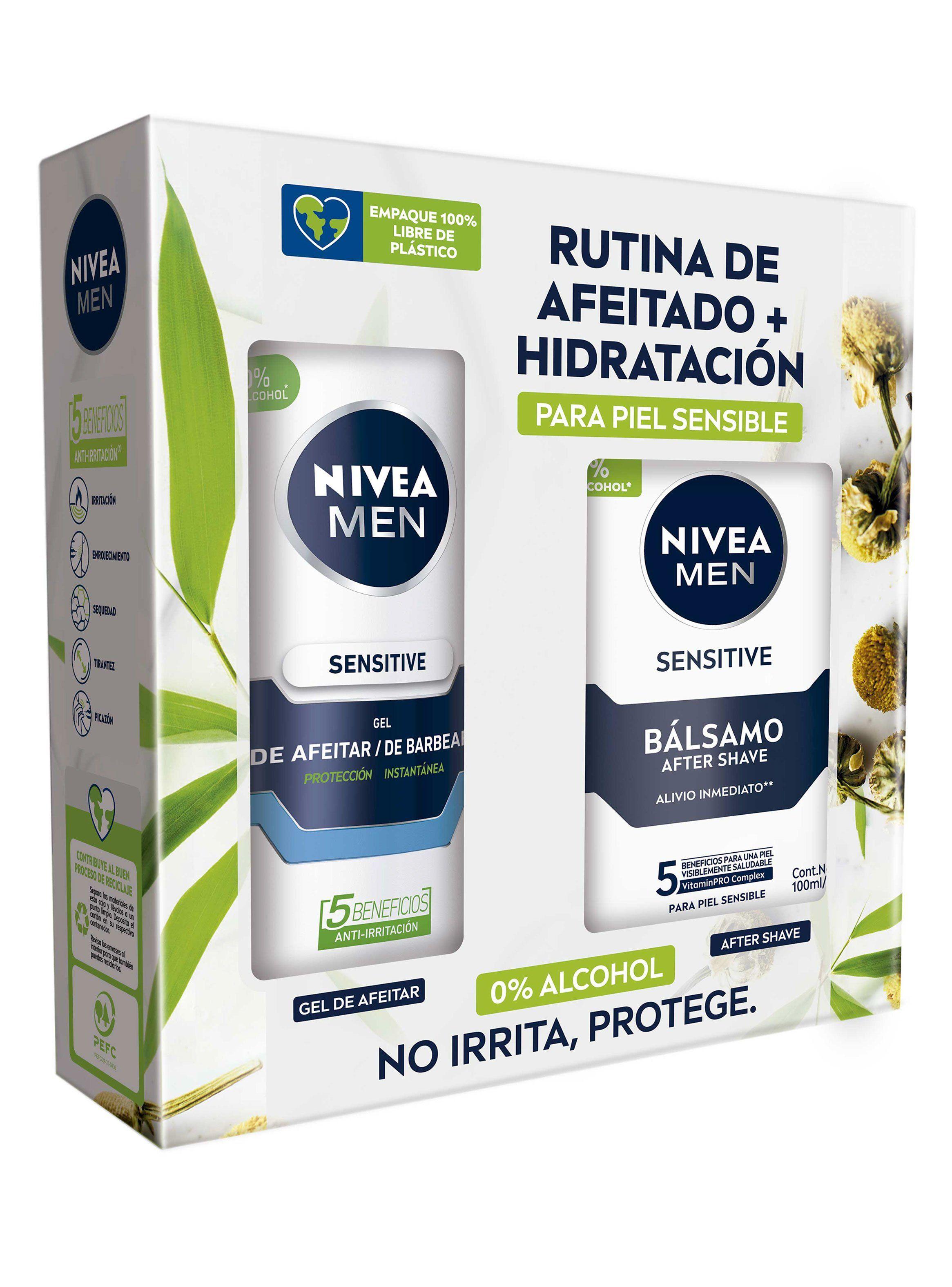 Pack Gel + After Shave Sensitive Nivea Men-2