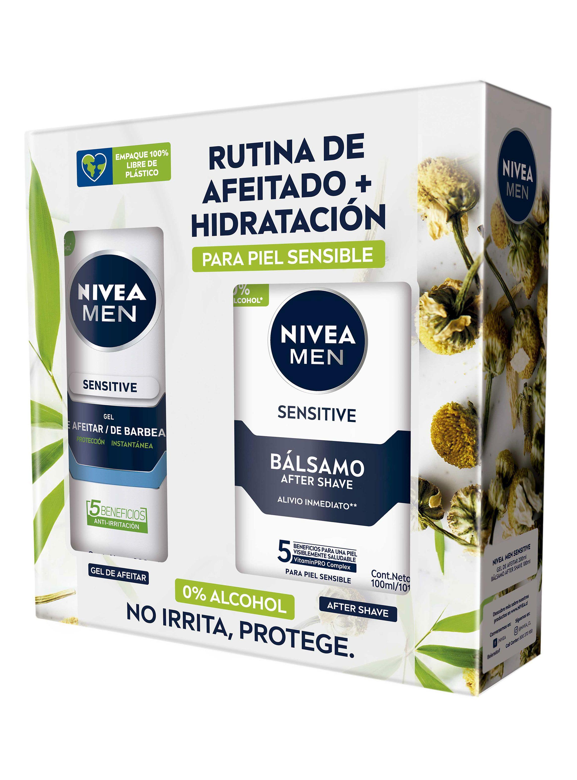 Pack Gel + After Shave Sensitive Nivea Men-3