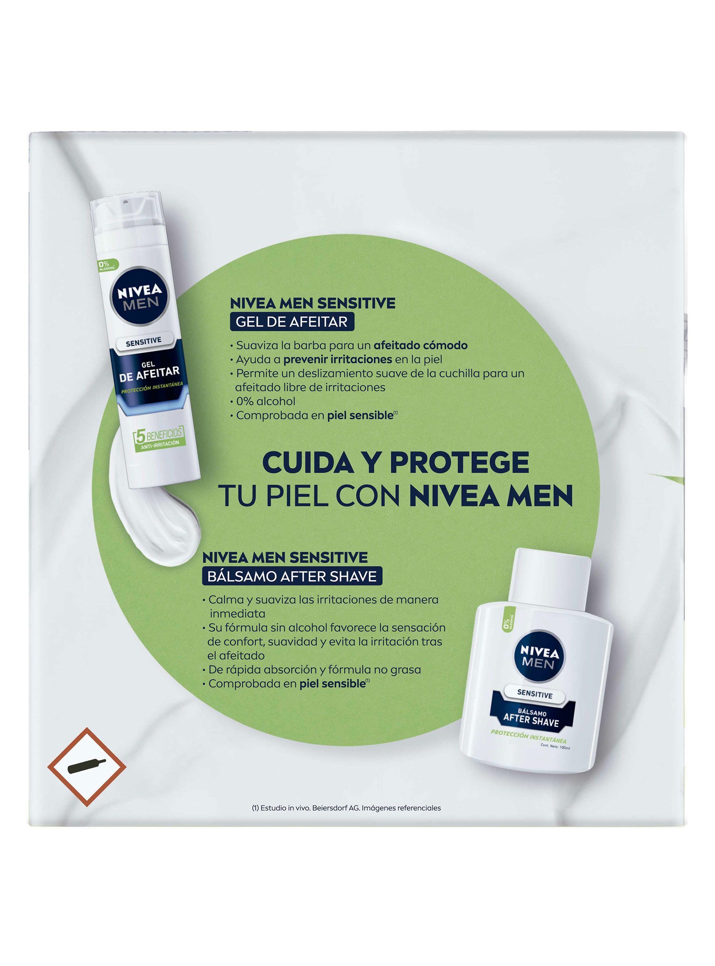 Pack Gel + After Shave Sensitive Nivea Men-1