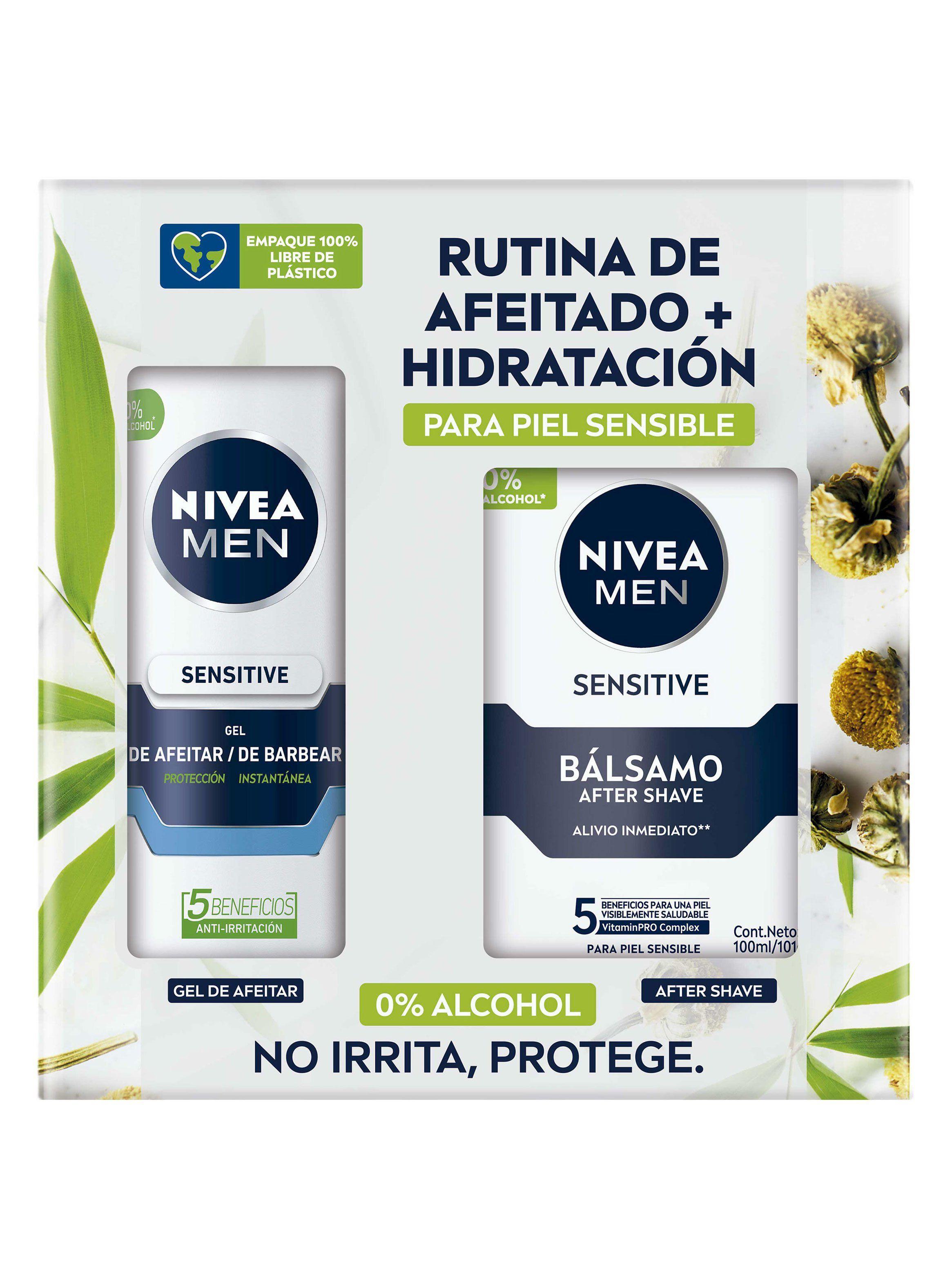Pack Gel + After Shave Sensitive Nivea Men-0